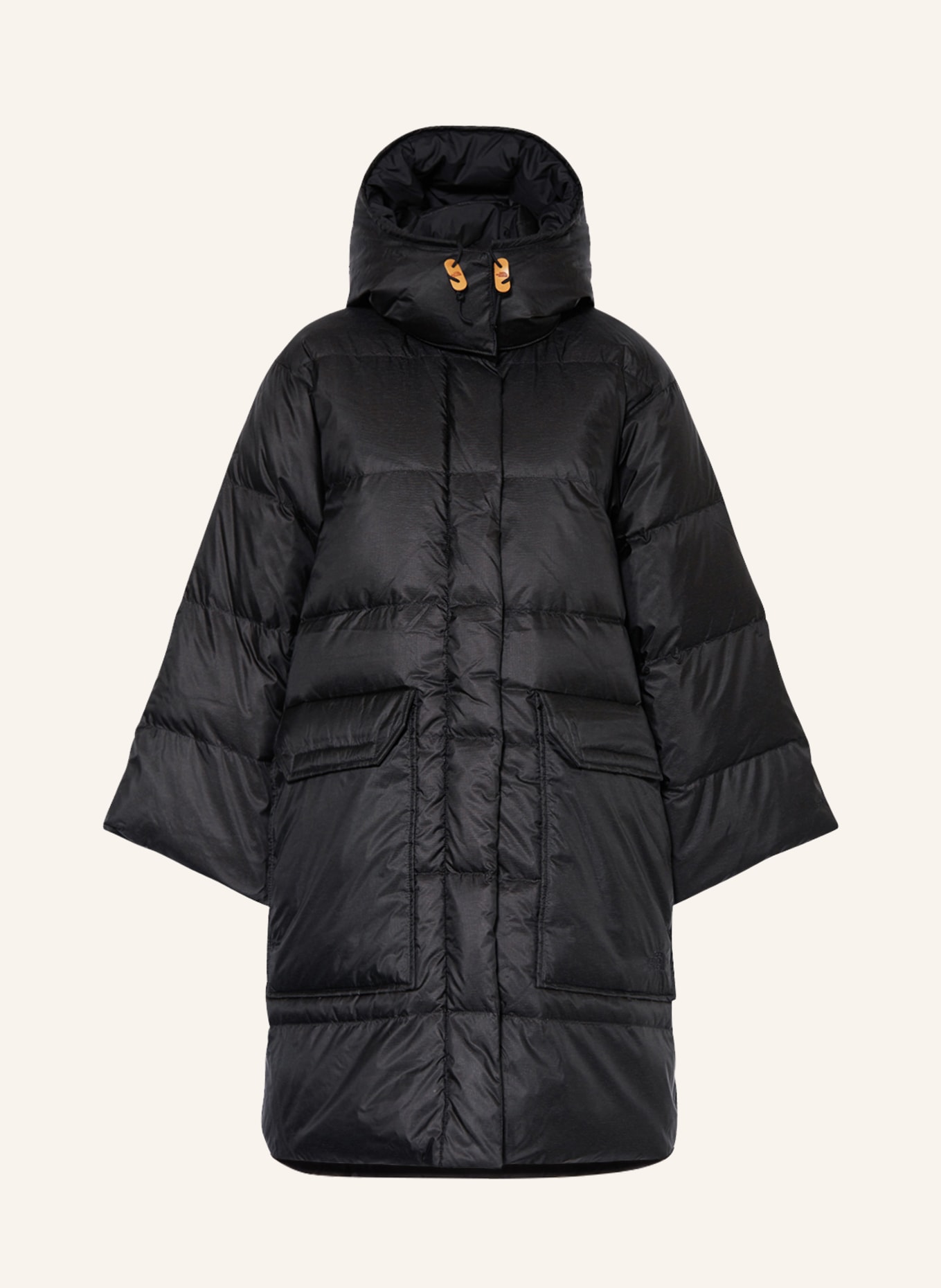 THE NORTH FACE Down coat '73 with detachable hood, Color: BLACK (Image 1)