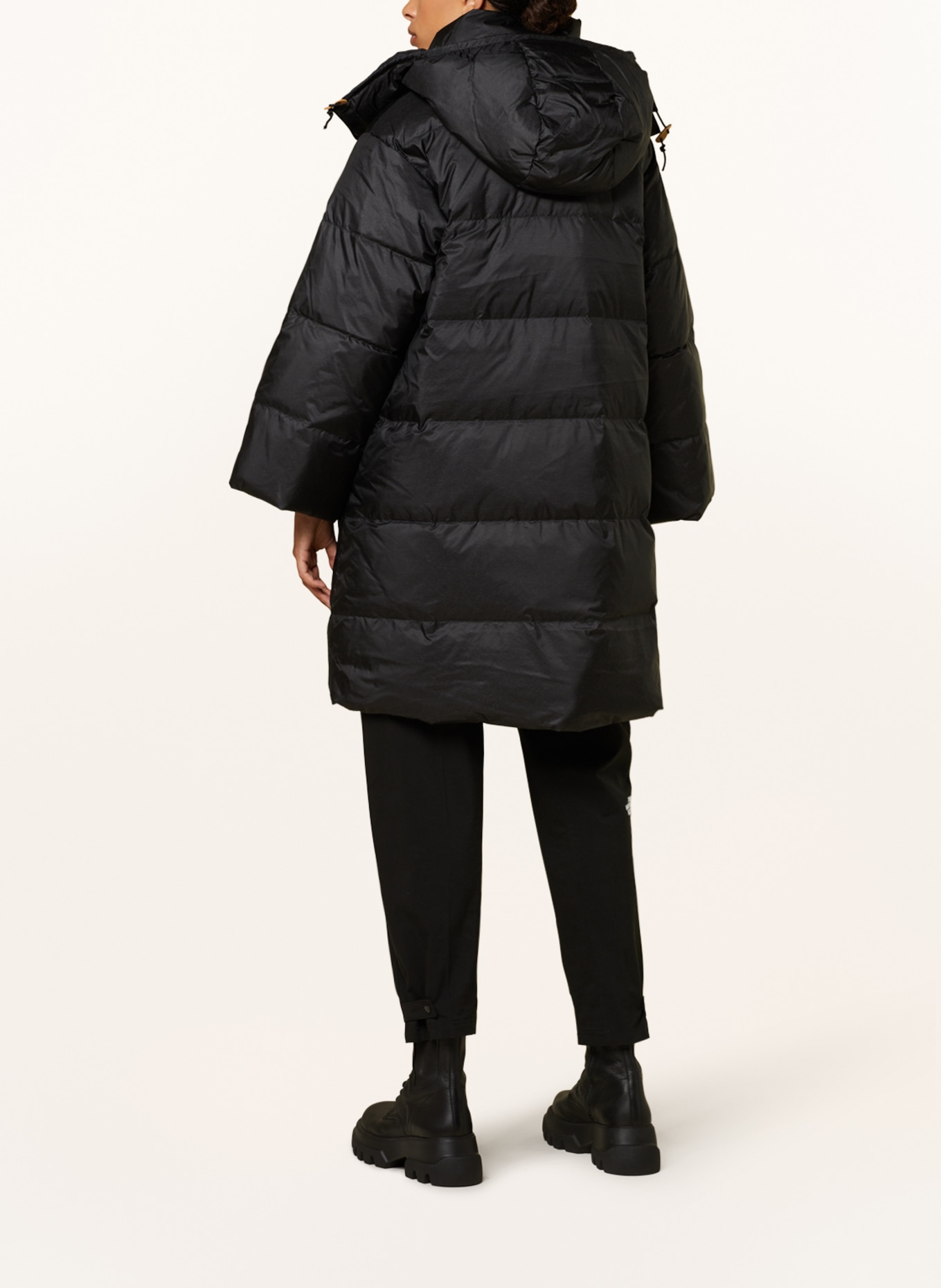 THE NORTH FACE Down coat '73 with detachable hood, Color: BLACK (Image 3)