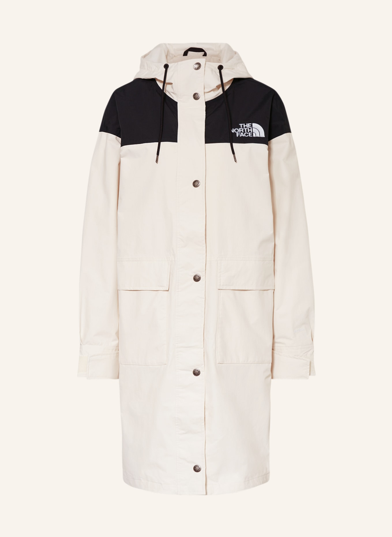 THE NORTH FACE Waterproof parka REIGN ON, Color: WHITE/ BLACK (Image 1)