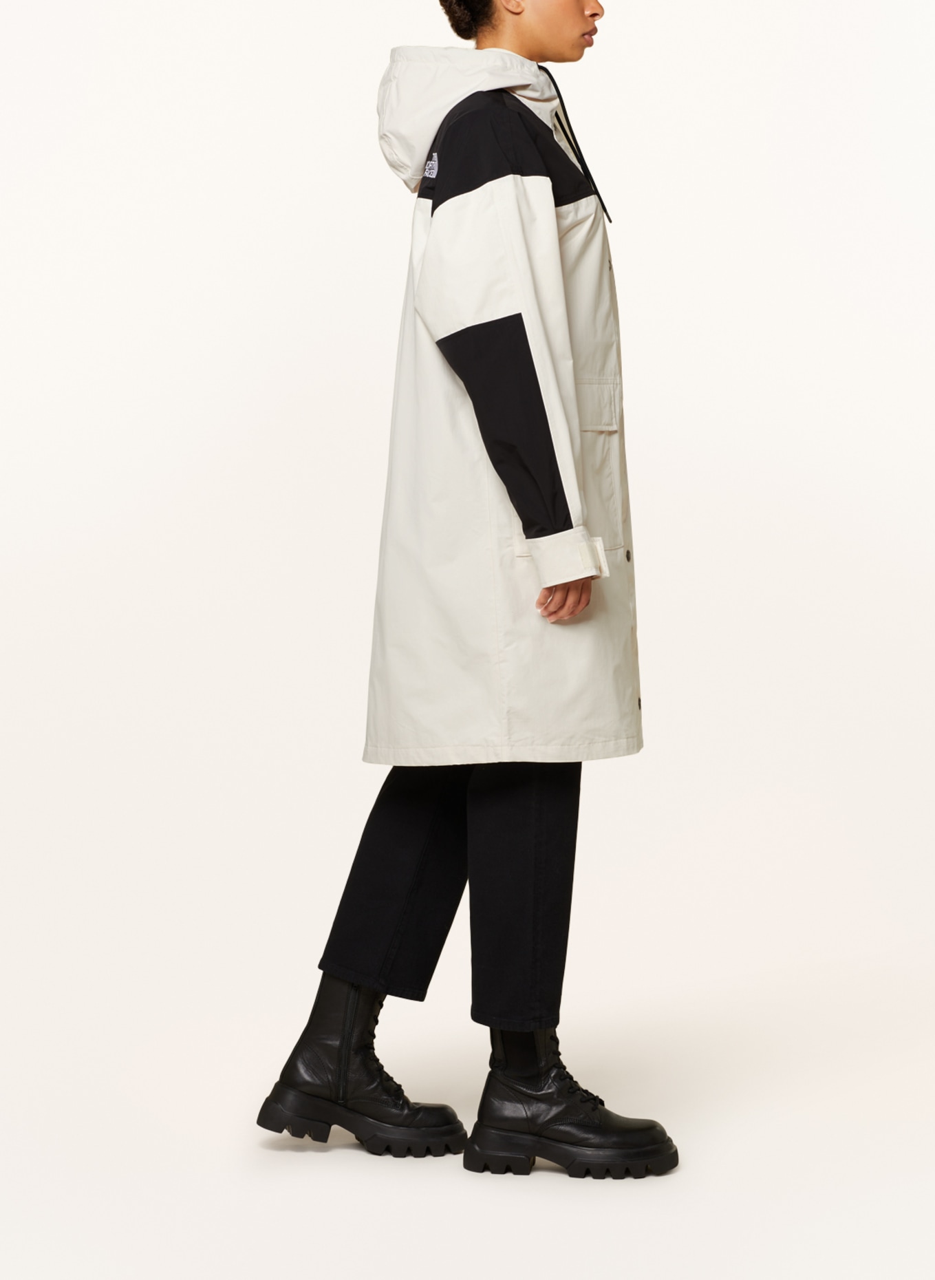 THE NORTH FACE Waterproof parka REIGN ON, Color: WHITE/ BLACK (Image 4)