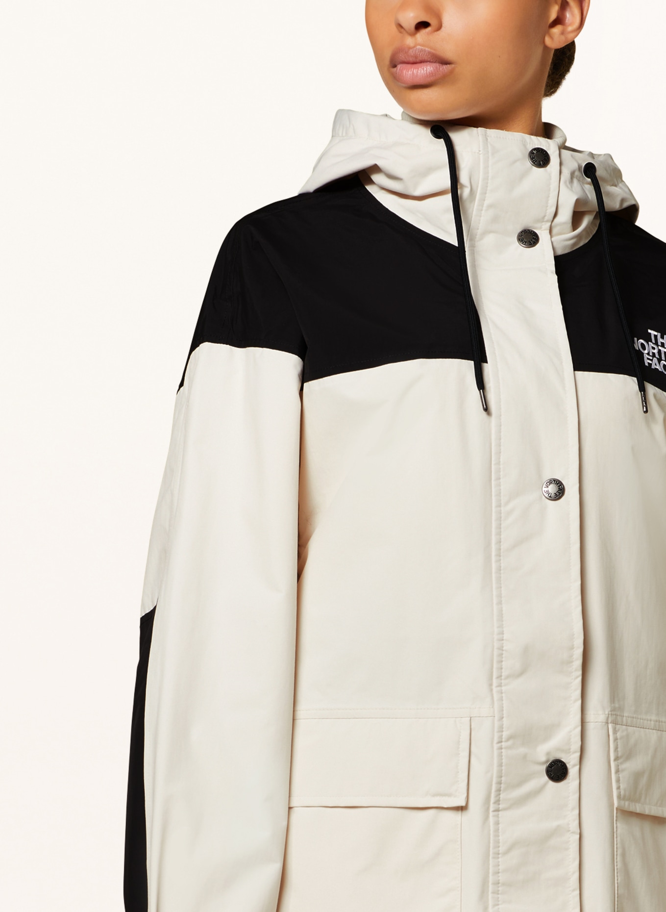 THE NORTH FACE Waterproof parka REIGN ON, Color: WHITE/ BLACK (Image 5)