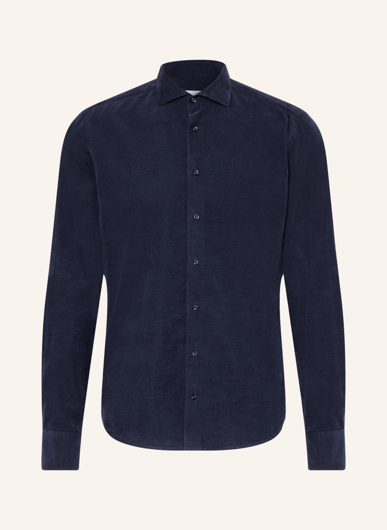 ETERNA 1863 Corduroy shirt slim fit, Color: DARK BLUE (Image 1)