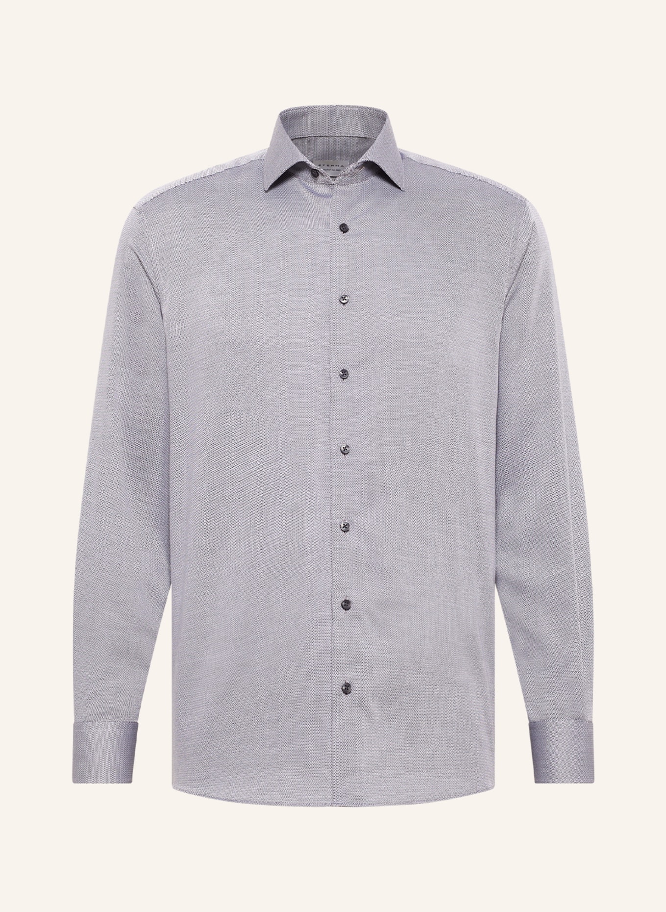 ETERNA Hemd Modern Fit in grau | Einstecktücher