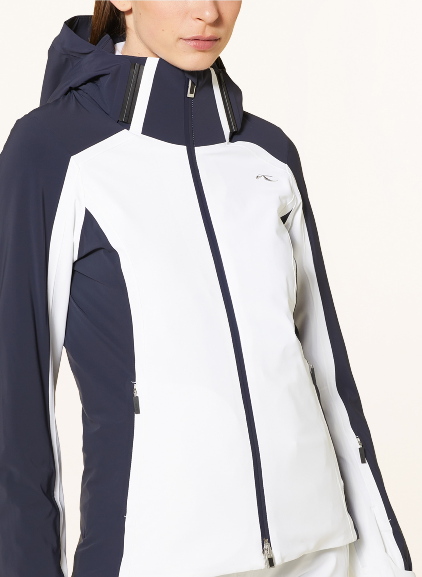 KJUS Ski jacket FORMULA, Color: WHITE/ DARK BLUE (Image 4)