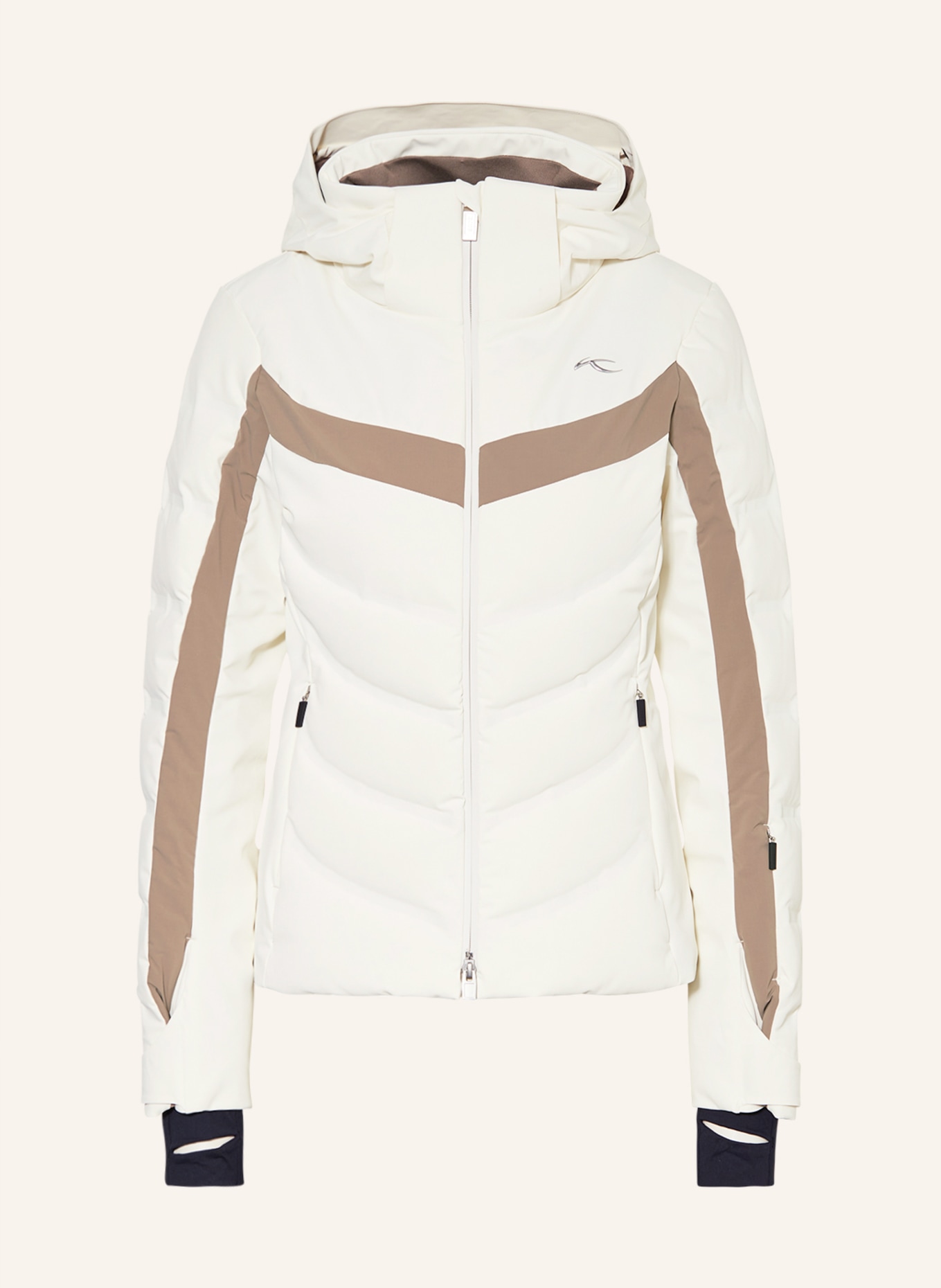 KJUS Down ski jacket MOMENTUM, Color: CREAM/ BEIGE (Image 1)