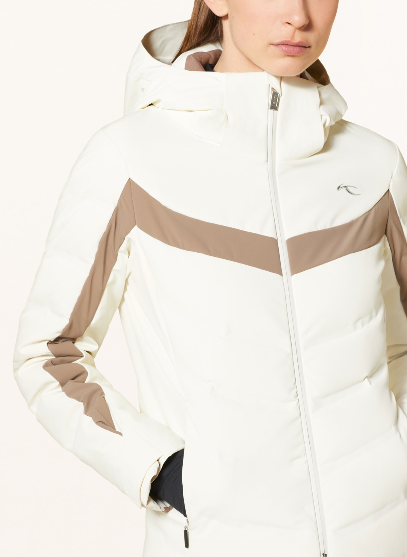 KJUS Down ski jacket MOMENTUM, Color: CREAM/ BEIGE (Image 5)