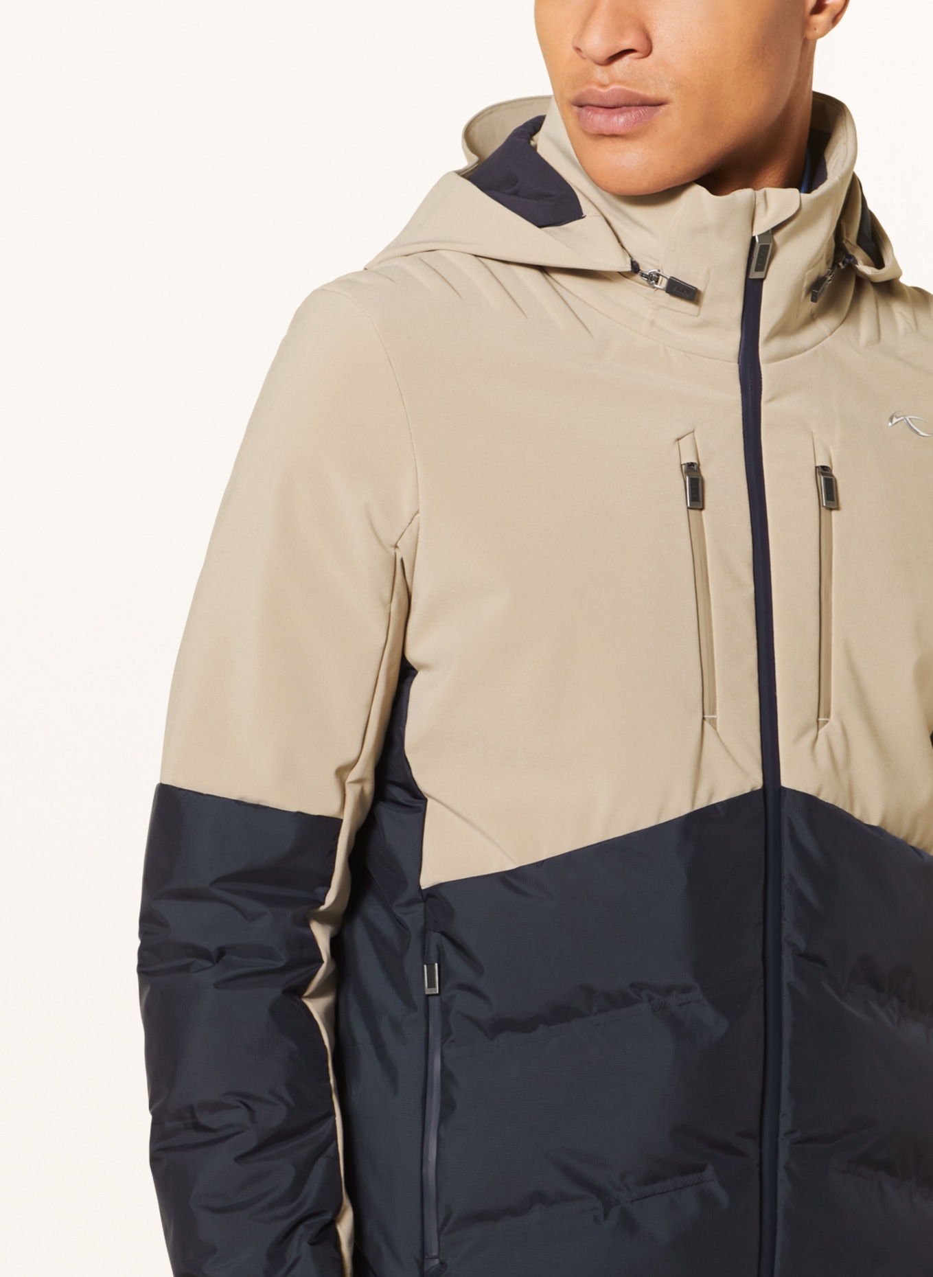 Khaki sales ski jacket
