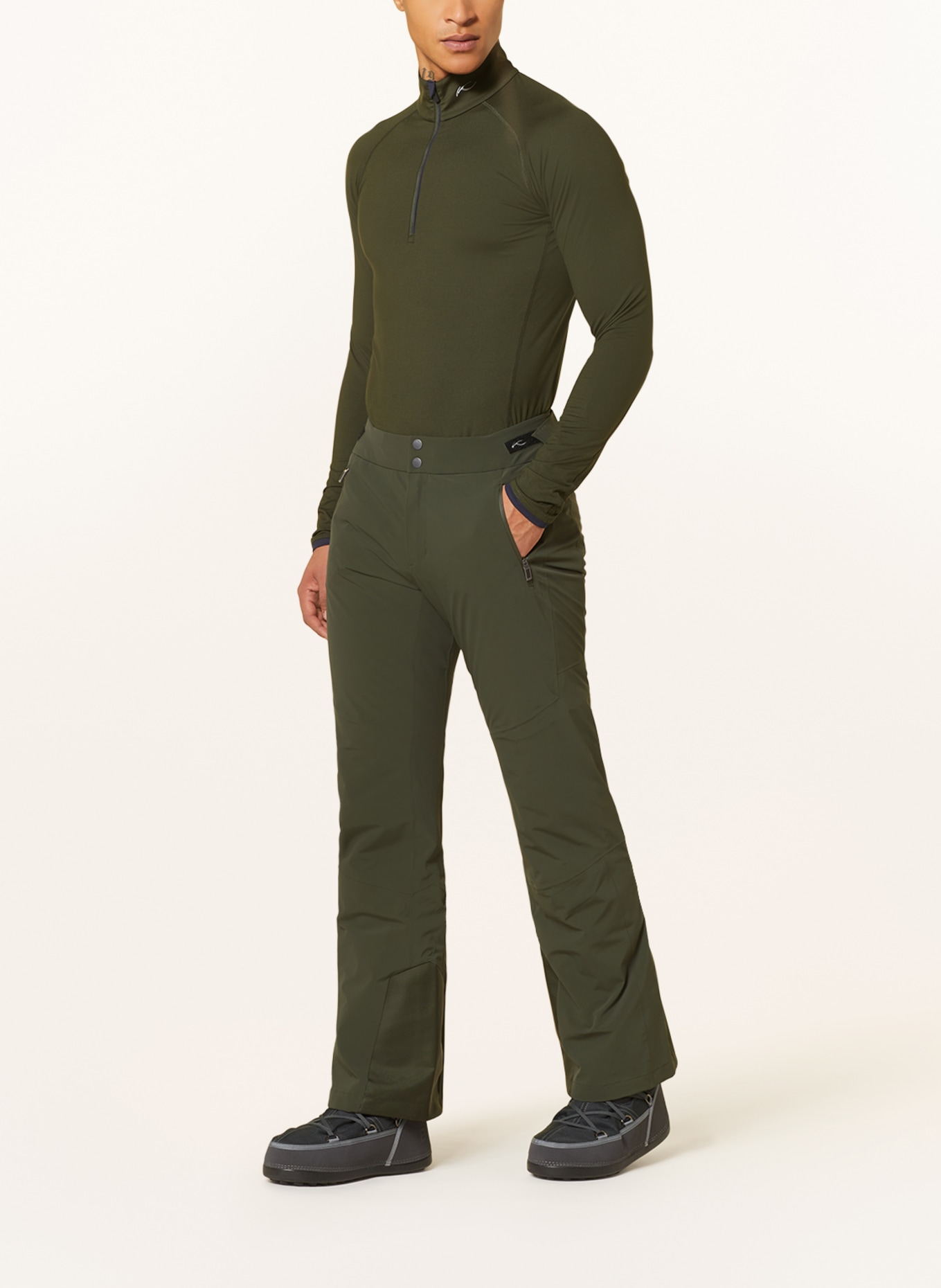 KJUS Ski pants FORMULA, Color: OLIVE (Image 2)