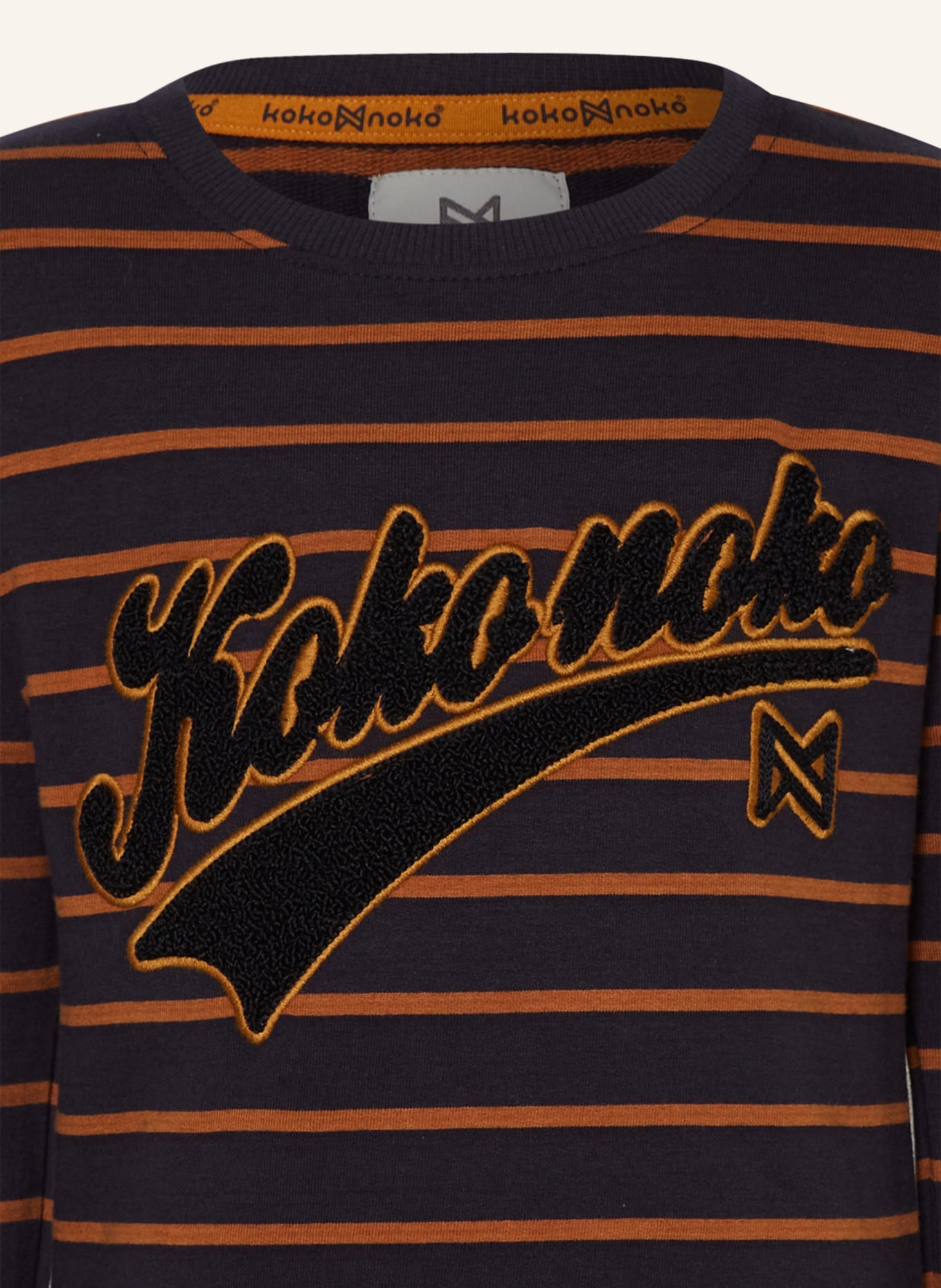 Koko Noko Sweatshirt, Farbe: DUNKELBLAU/ DUNKELORANGE (Bild 3)