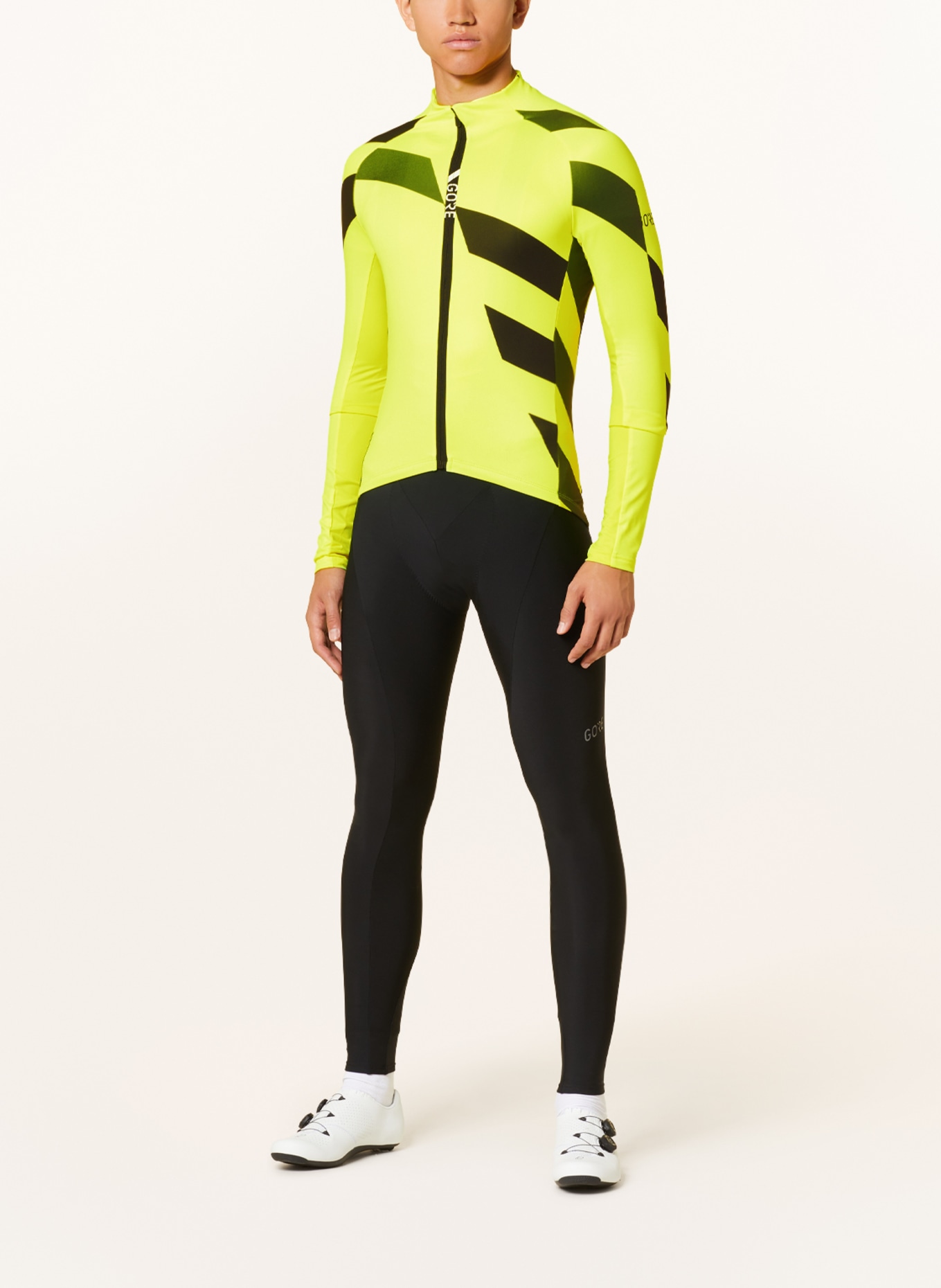 GORE BIKE WEAR Thermal cycling jersey C5 THERMO, Color: NEON YELLOW (Image 2)