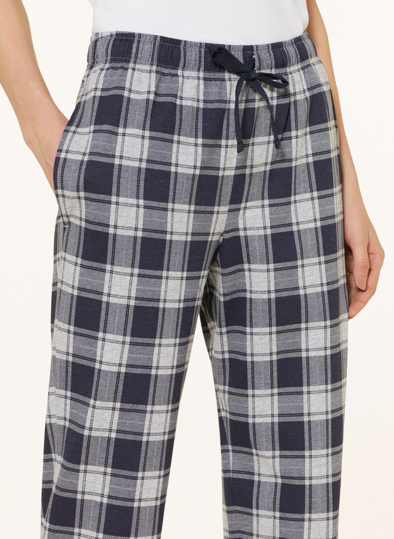 SCHIESSER Spodnie od piżamy MIX+RELAX, Kolor: NIEBIESKI/ JASNONIEBIESKI (Obrazek 5)