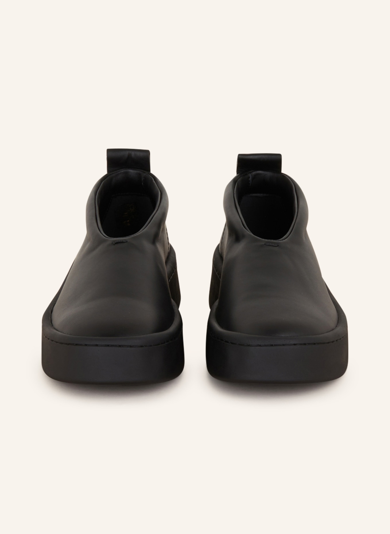 【送料&関税込】Jil Sander Slip JIL SANDER Slip-on sneakers in black