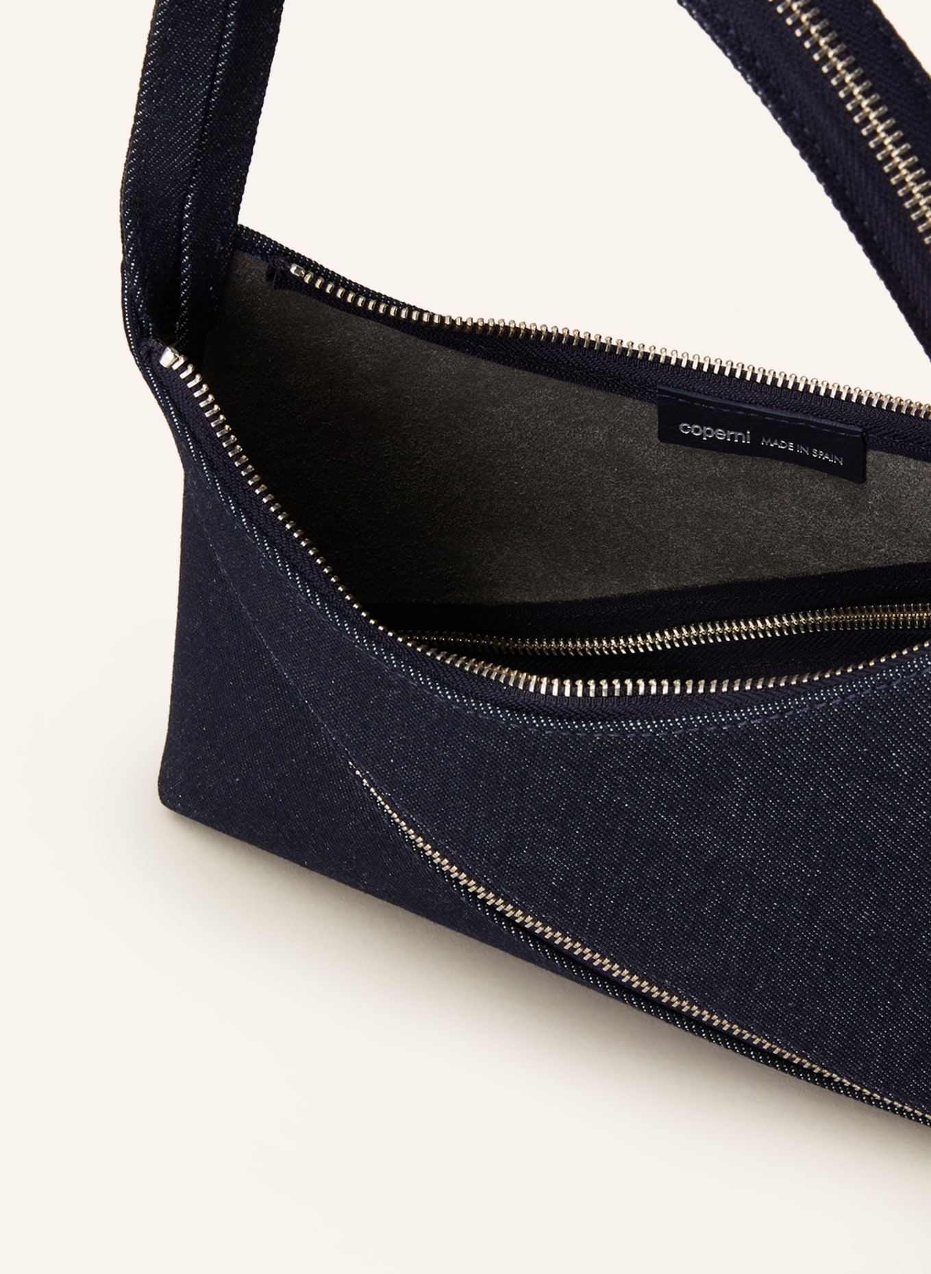coperni Shoulder bag ZIP BAGUETTE, Color: DARK BLUE (Image 3)