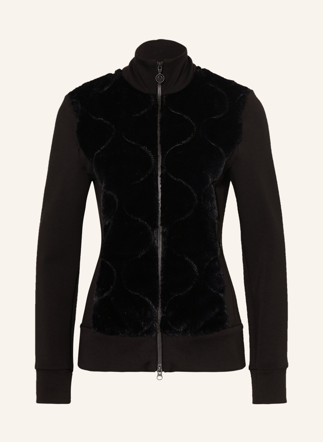 SPORTALM Mid-layer jacket, Color: BLACK (Image 1)