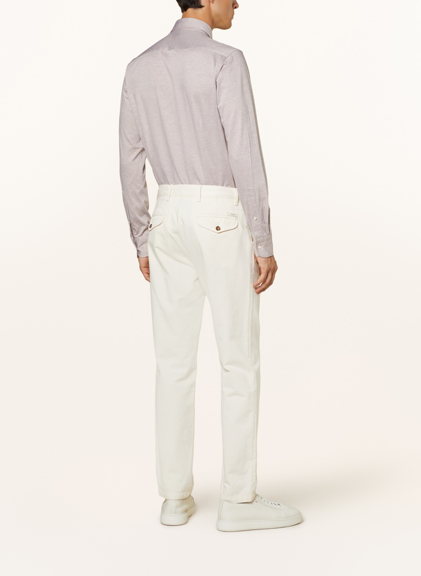 PAUL Jerseyhemd Slim Fit, Farbe: HELLBRAUN/ WEISS (Bild 3)