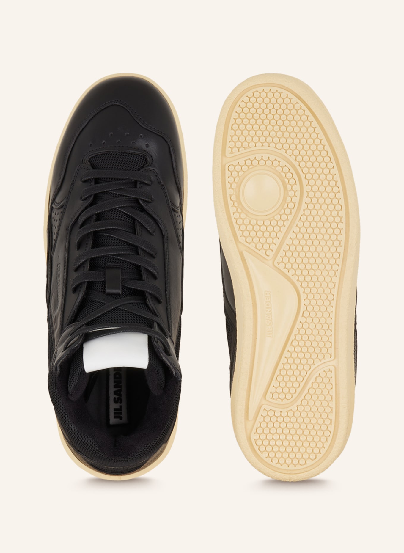 JIL SANDER High-top sneakers, Color: BLACK/ ECRU (Image 5)
