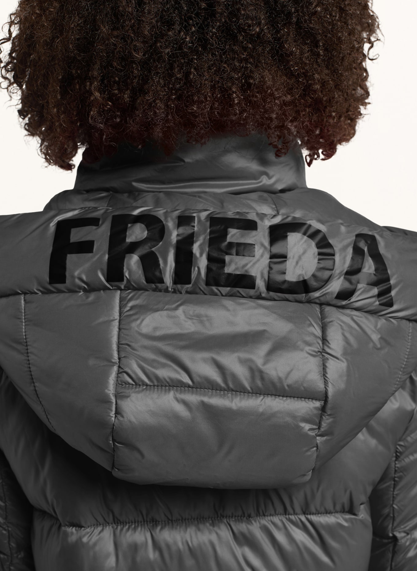 FRIEDA & FREDDIES Płaszcz pikowany DEANA z odpinanym kapturem, Kolor: CZIEMNOSZARY (Obrazek 4)