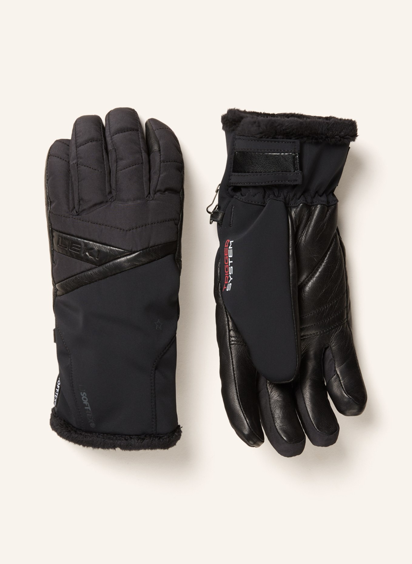 LEKI Ski gloves SNOWFOX 3D, Color: BLACK (Image 1)
