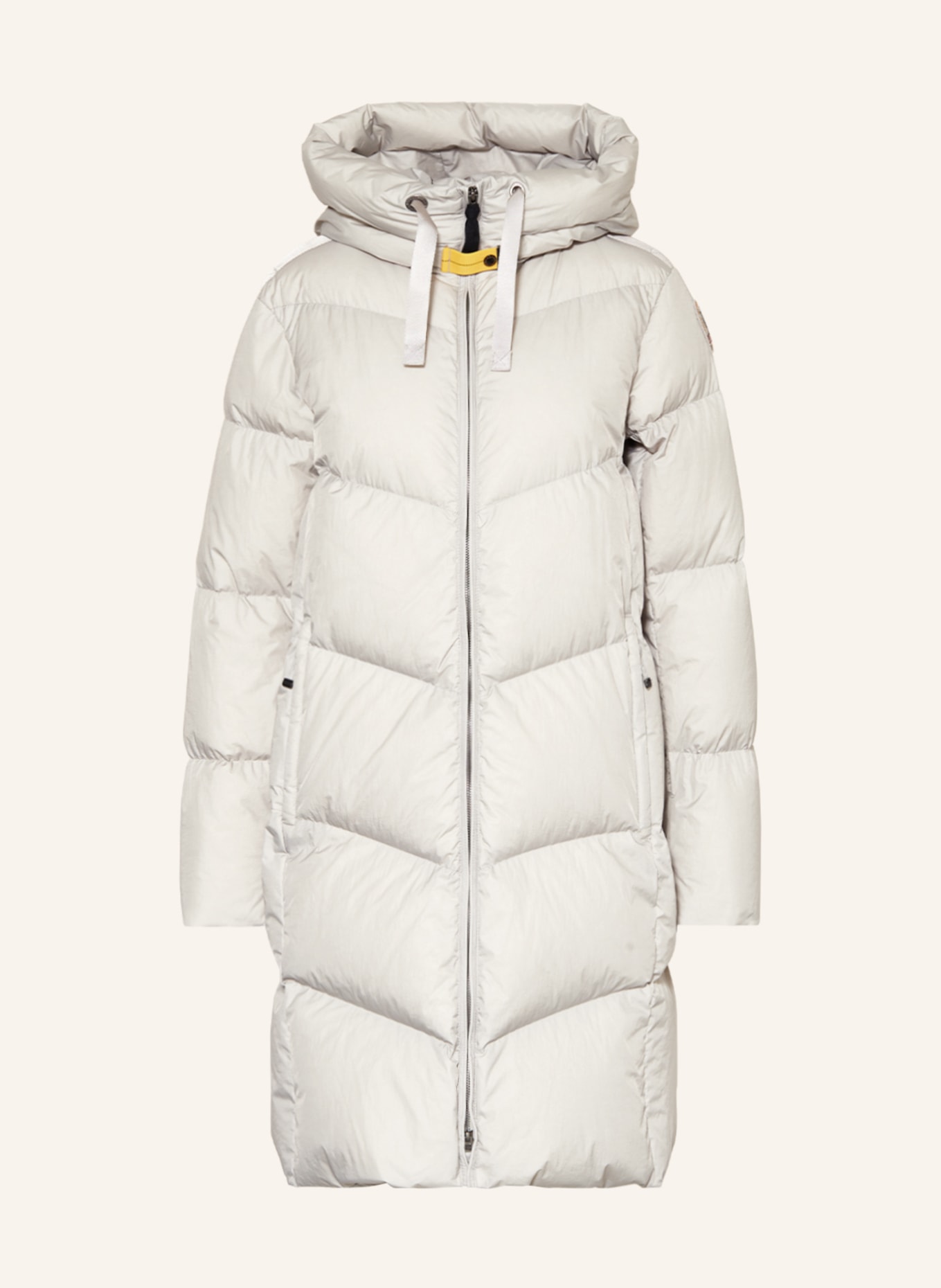 PARAJUMPERS Down coat RINDOU, Color: LIGHT GRAY (Image 1)