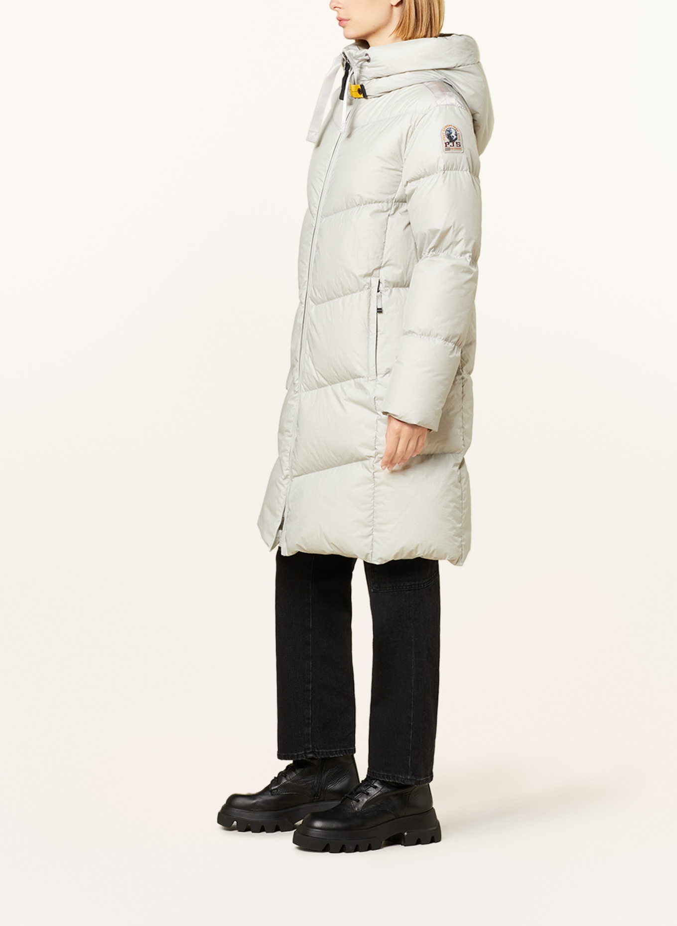 PARAJUMPERS Down coat RINDOU, Color: LIGHT GRAY (Image 4)