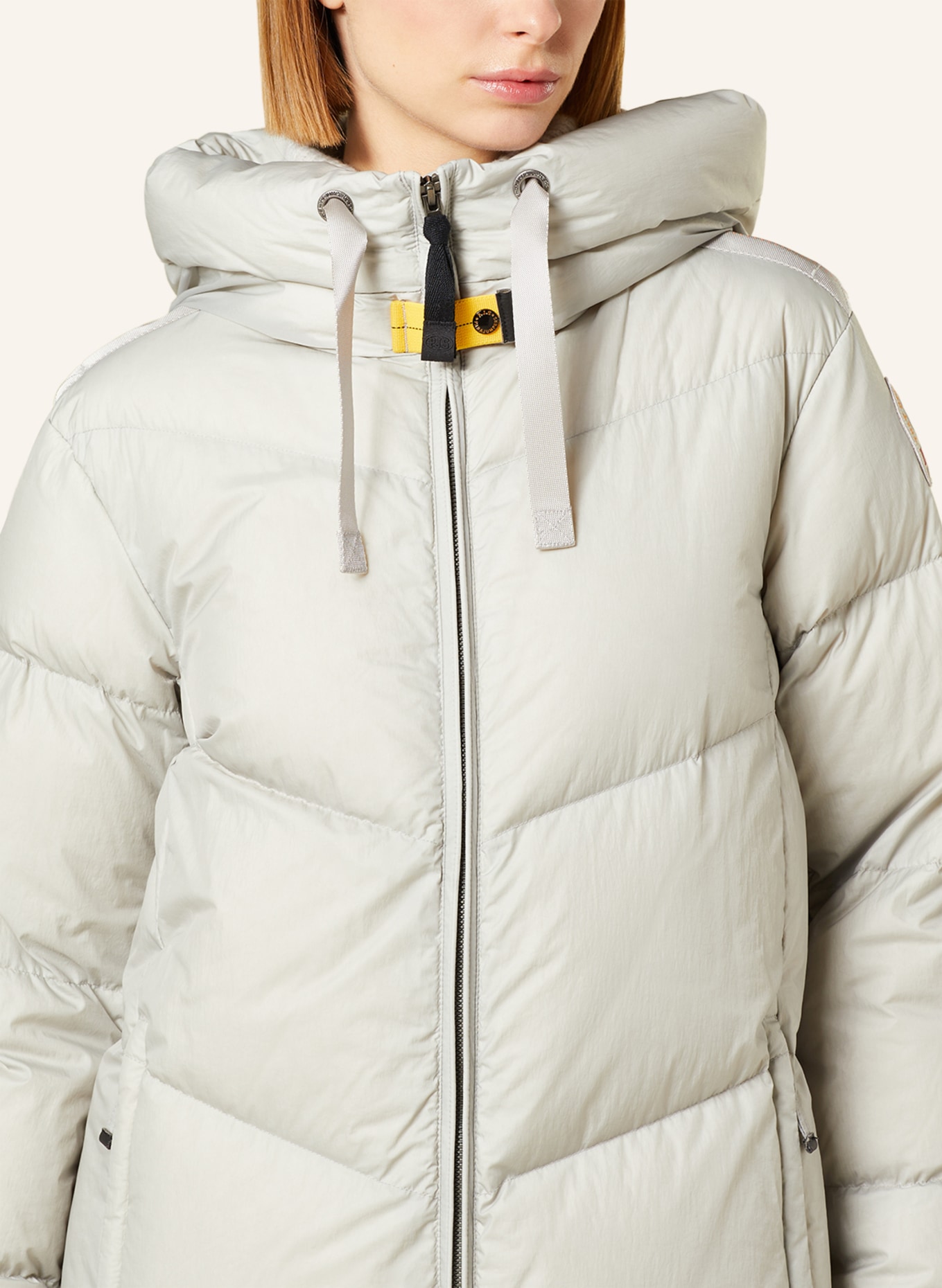 PARAJUMPERS Down coat RINDOU, Color: LIGHT GRAY (Image 5)
