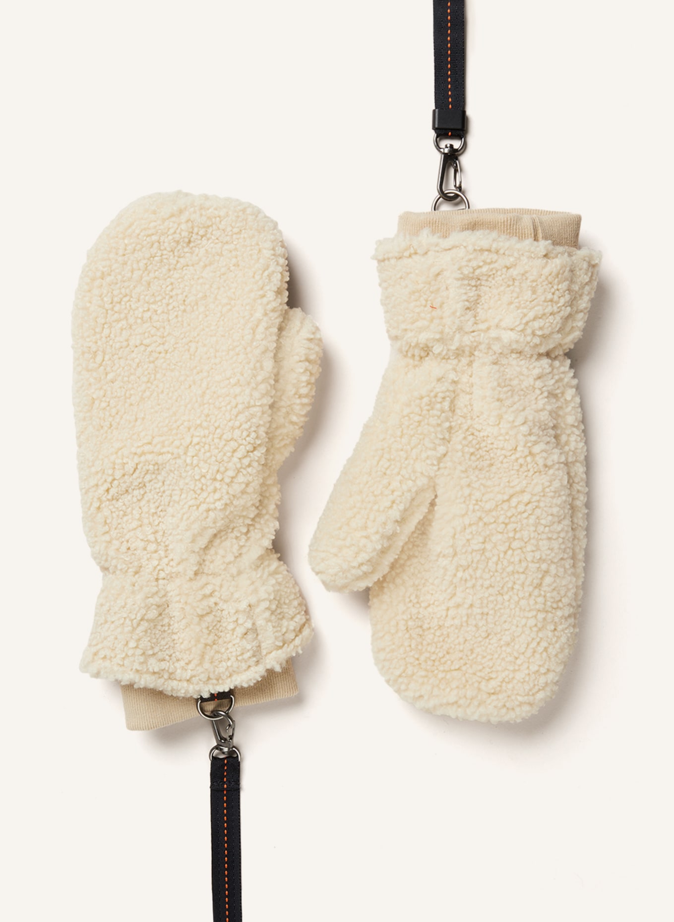 PARAJUMPERS Teddy mittens, Color: BEIGE (Image 1)