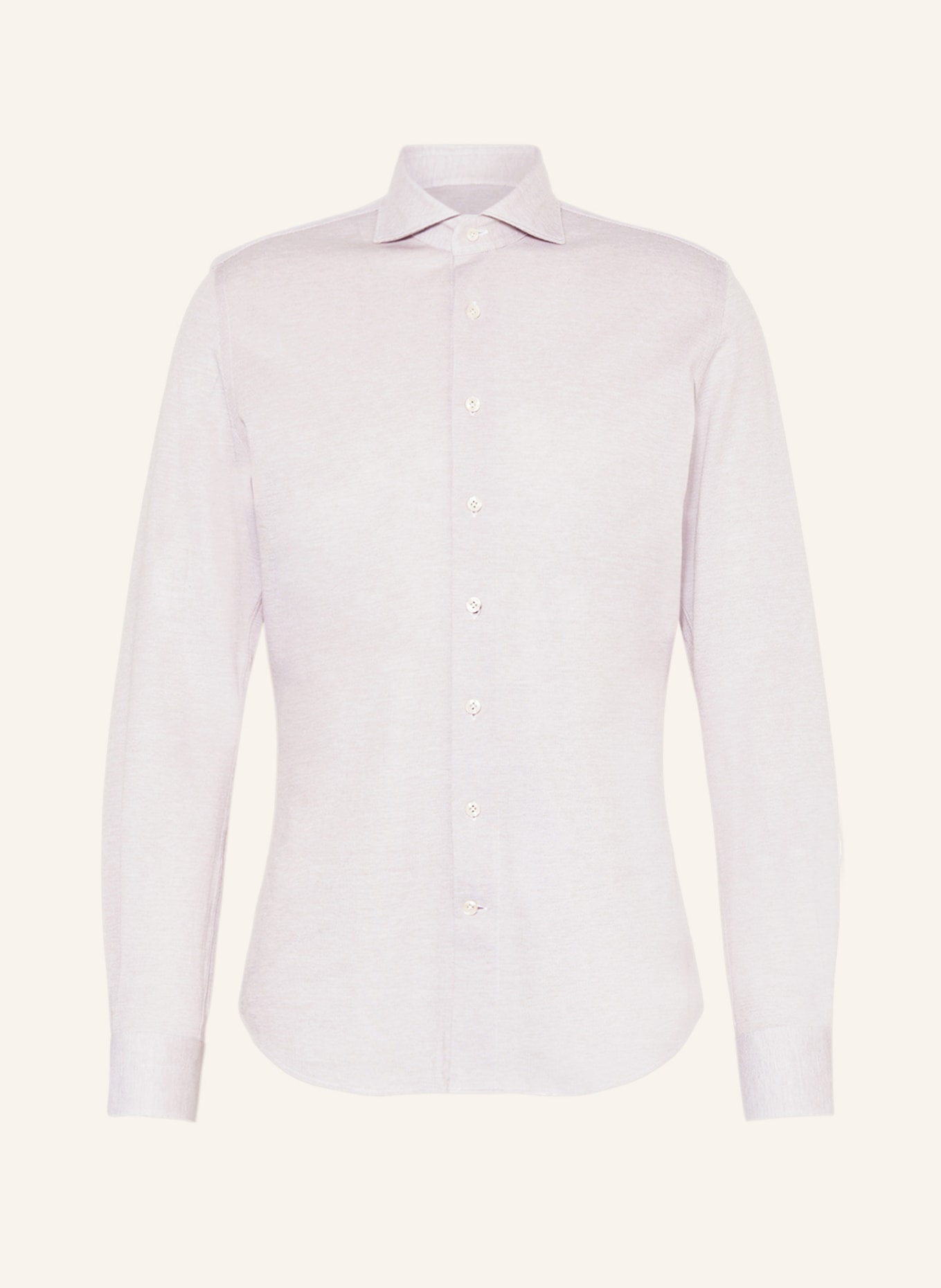 PROFUOMO Jersey shirt slim fit, Color: BEIGE (Image 1)