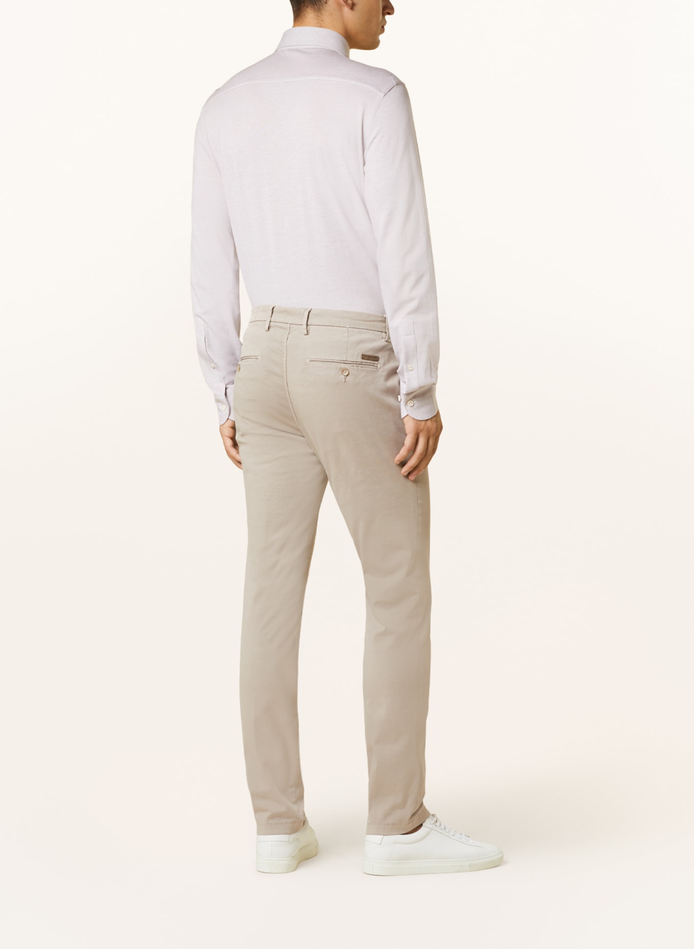 PROFUOMO Jerseyhemd Slim Fit, Farbe: BEIGE (Bild 3)