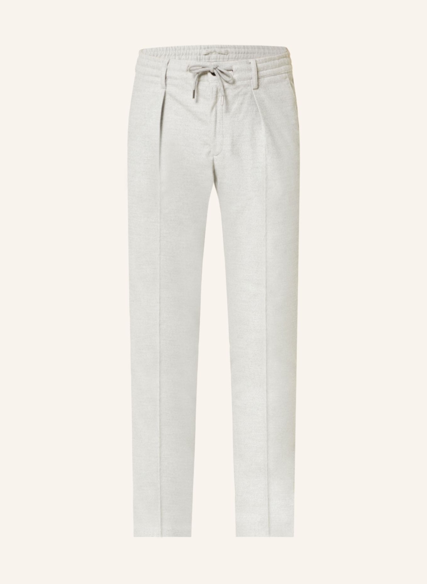 PROFUOMO Pants in jogger style, Color: LIGHT GRAY (Image 1)