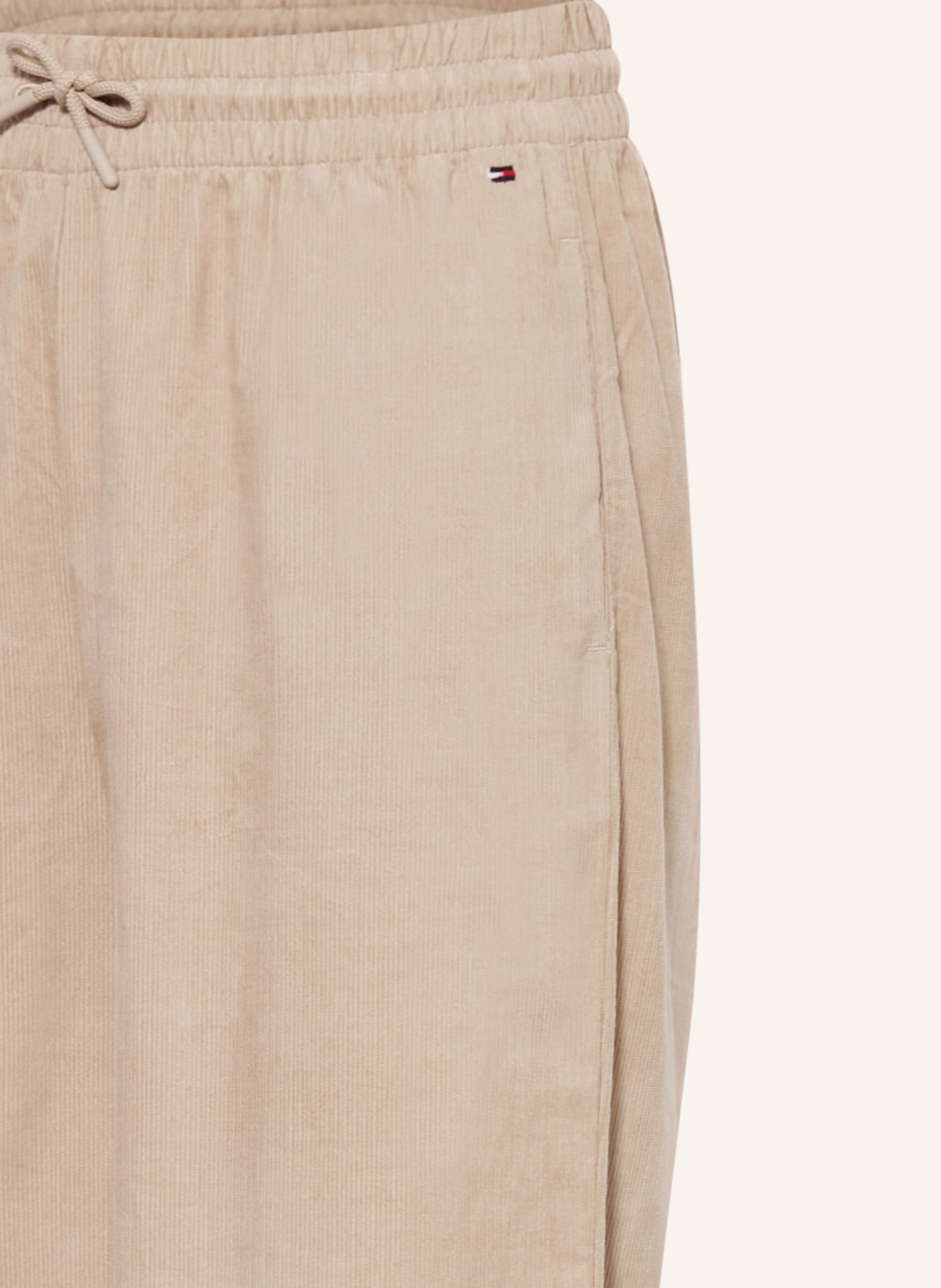 TOMMY HILFIGER Manšestrové Culotte kalhoty, Barva: BÉŽOVÁ (Obrázek 3)