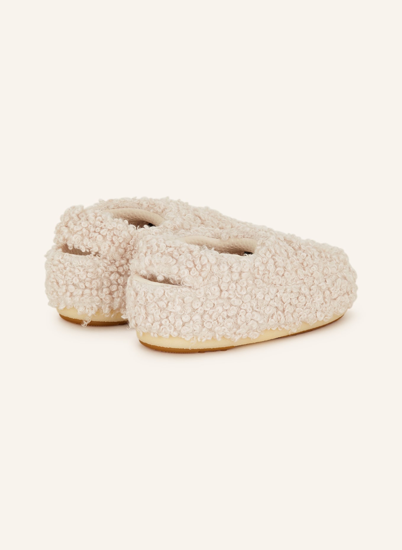 MOON BOOT Slip-ons with faux fur, Color: CREAM (Image 2)