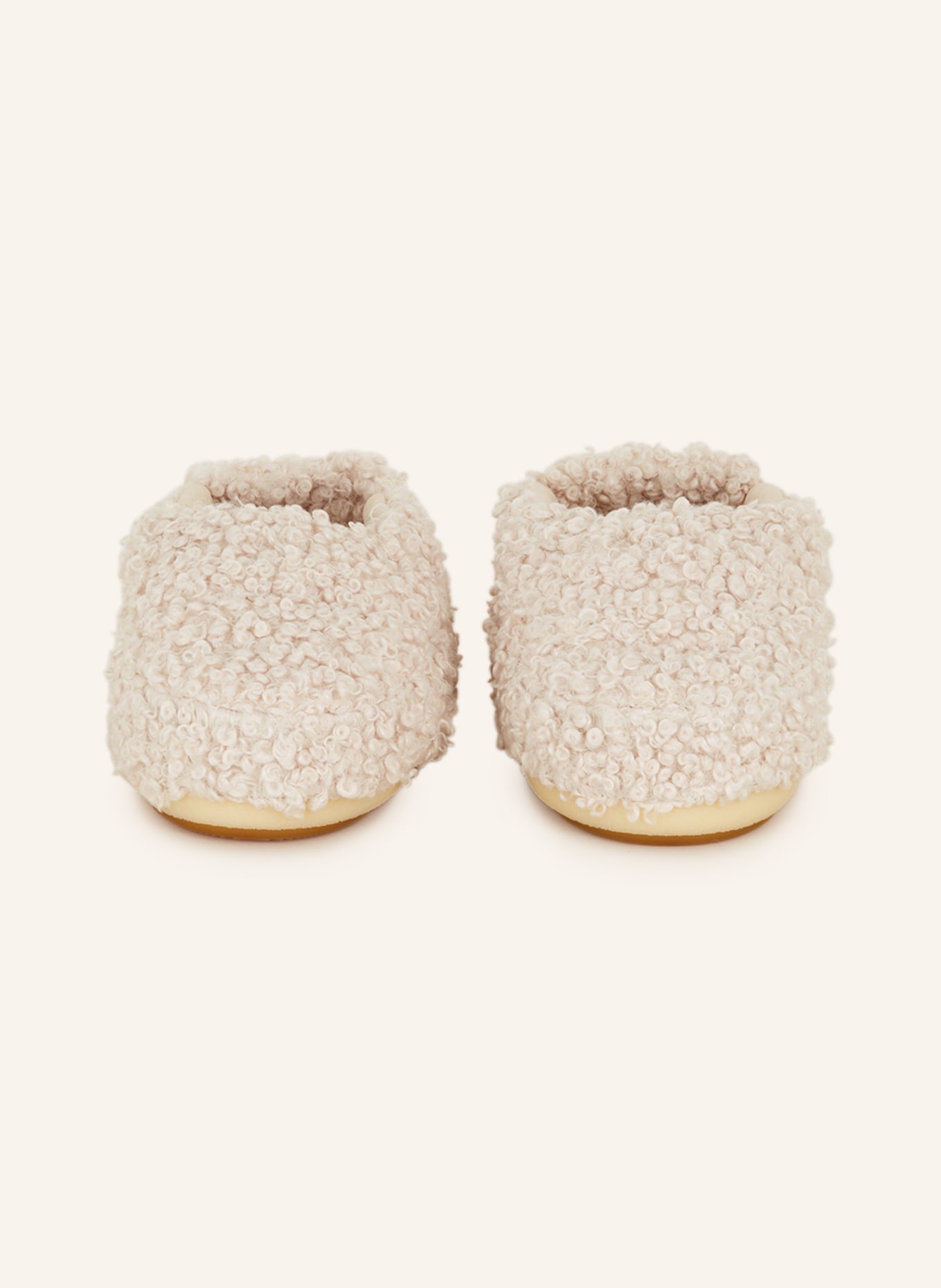 MOON BOOT Slip-ons with faux fur, Color: CREAM (Image 3)