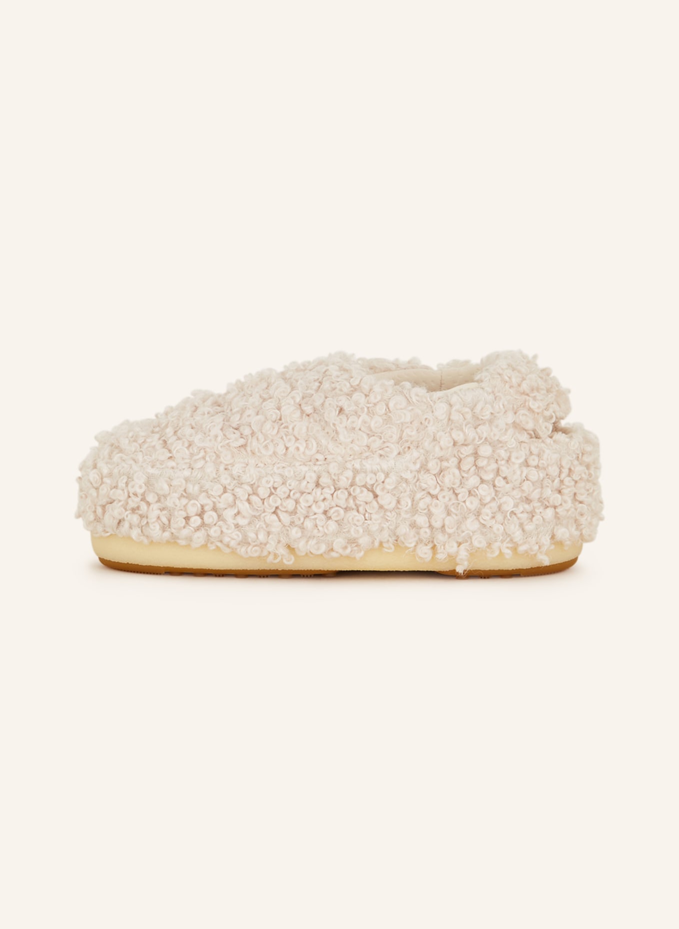 MOON BOOT Slip-ons with faux fur, Color: CREAM (Image 4)
