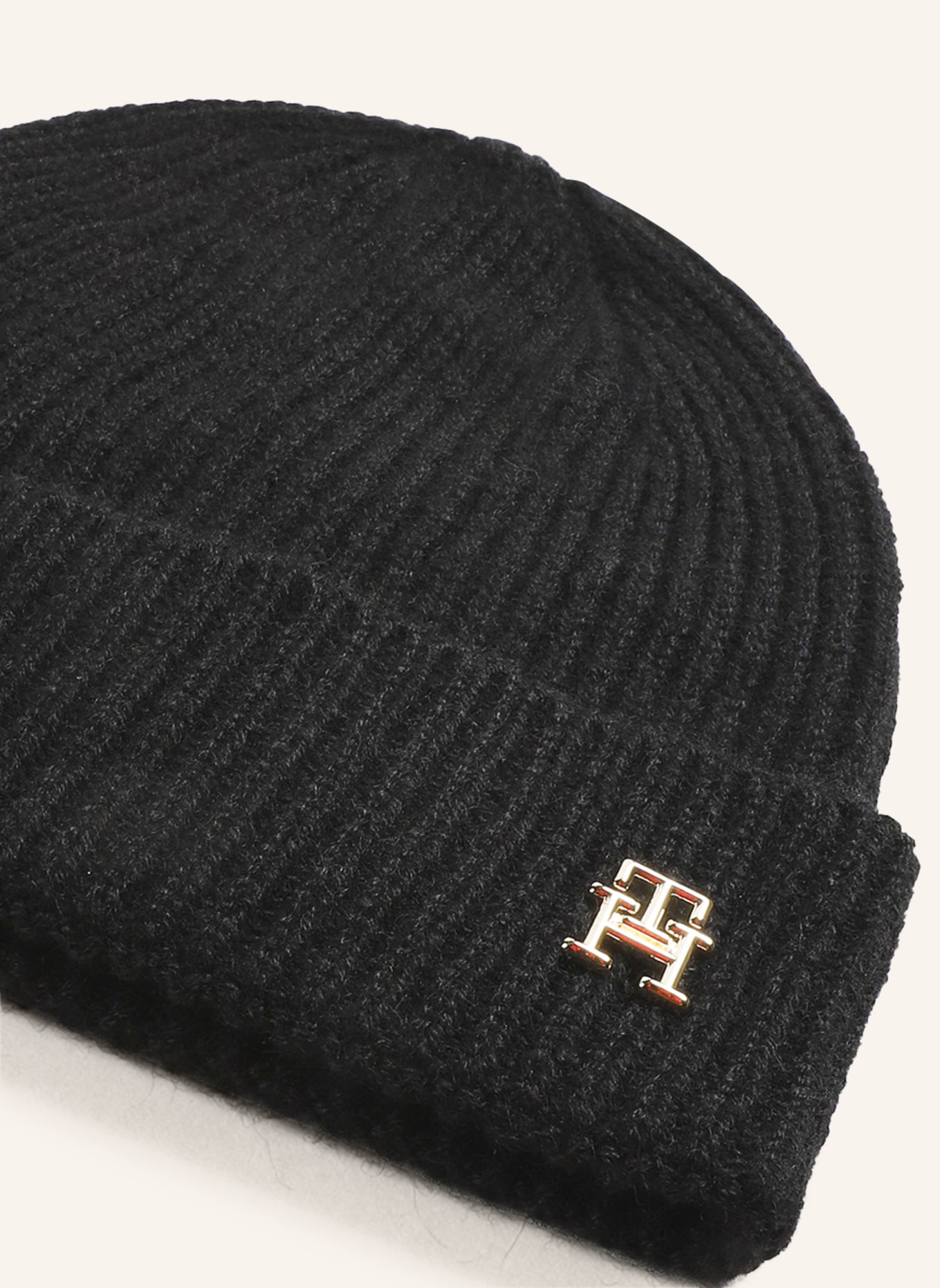 TOMMY HILFIGER Cashmere hat, Color: BLACK (Image 2)