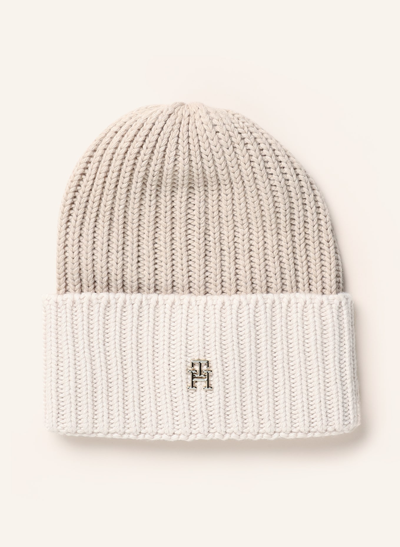 TOMMY HILFIGER Beanie LIMITLESS CHIC, Color: CREAM (Image 1)