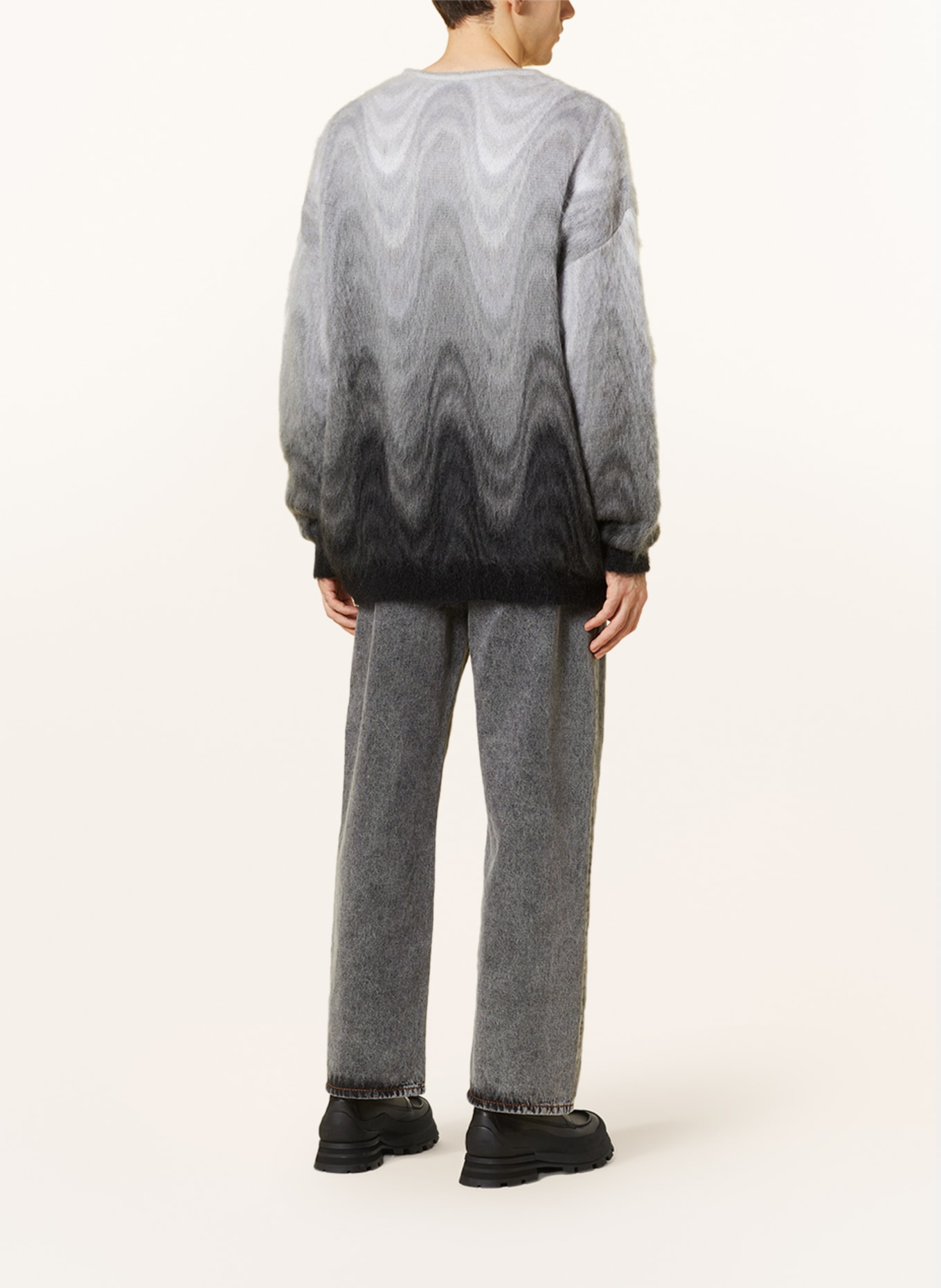 ETRO Sweater with mohair, Color: BLACK/ WHITE/ GRAY (Image 3)