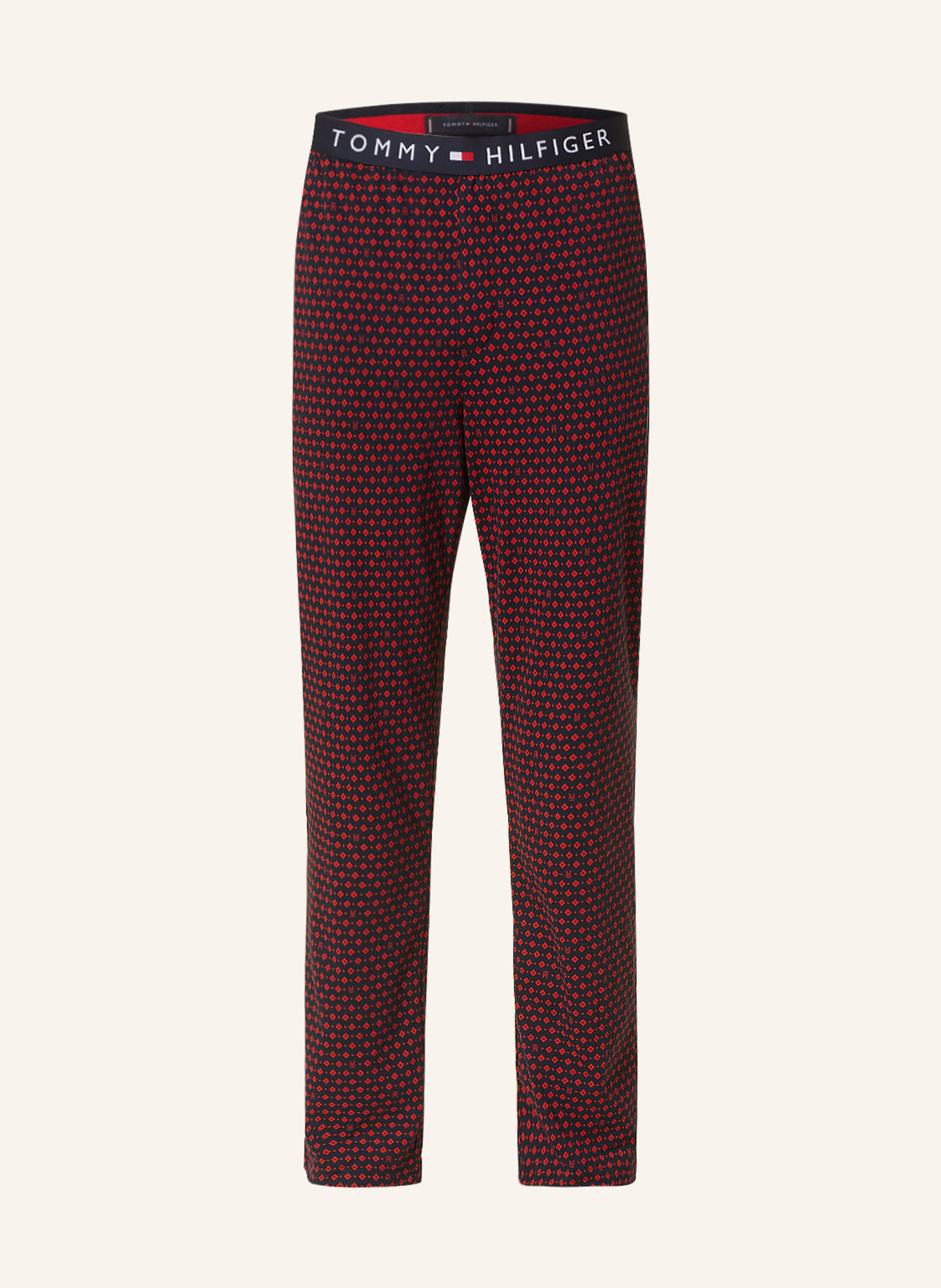 TOMMY HILFIGER Spodnie od piżamy, Kolor: GRANATOWY/ CZERWONY (Obrazek 1)