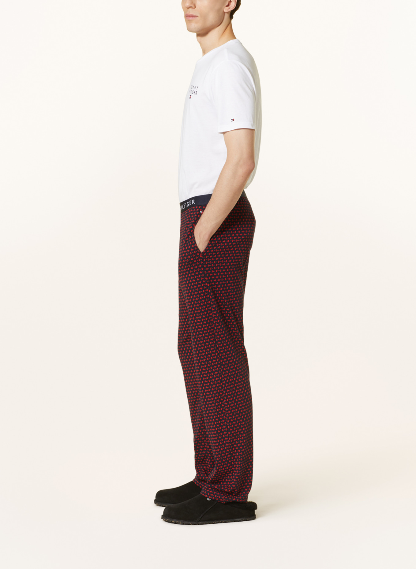 TOMMY HILFIGER Pyžamové kalhoty, Barva: TMAVĚ MODRÁ/ ČERVENÁ (Obrázek 4)