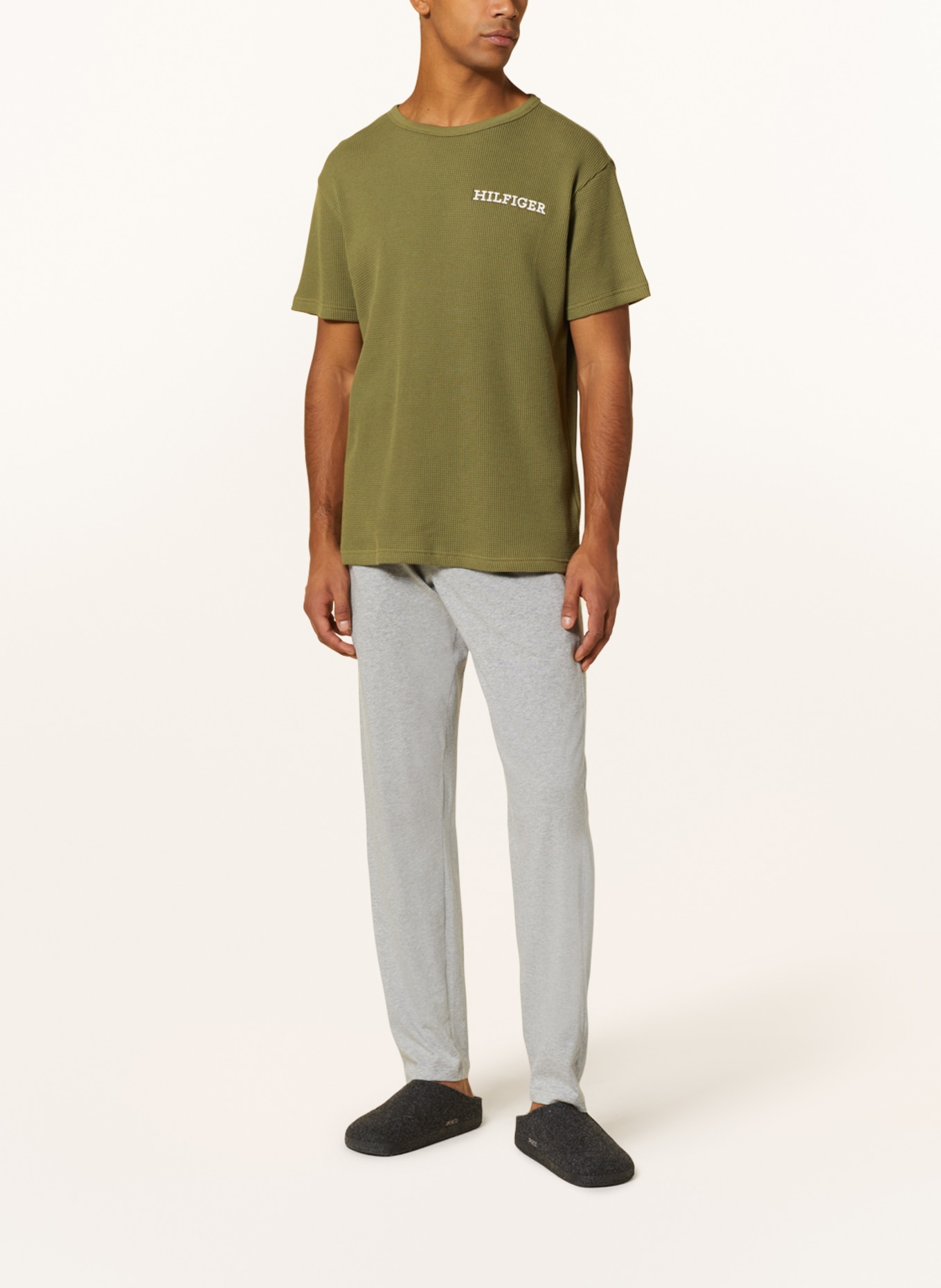 TOMMY HILFIGER Lounge shirt, Color: OLIVE (Image 2)