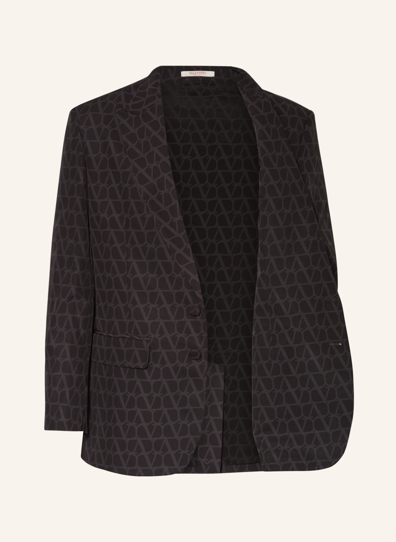 VALENTINO Suit jacket regular fit, Color: DARK GRAY/ GRAY (Image 4)