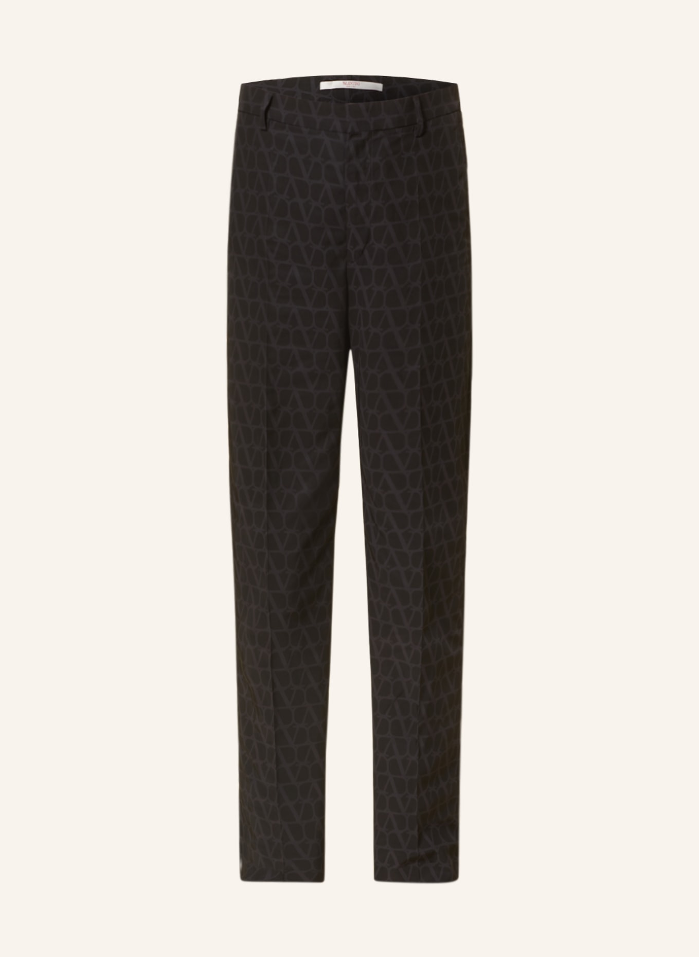 VALENTINO Suit trousers regular fit, Color: DARK GRAY/ GRAY (Image 1)