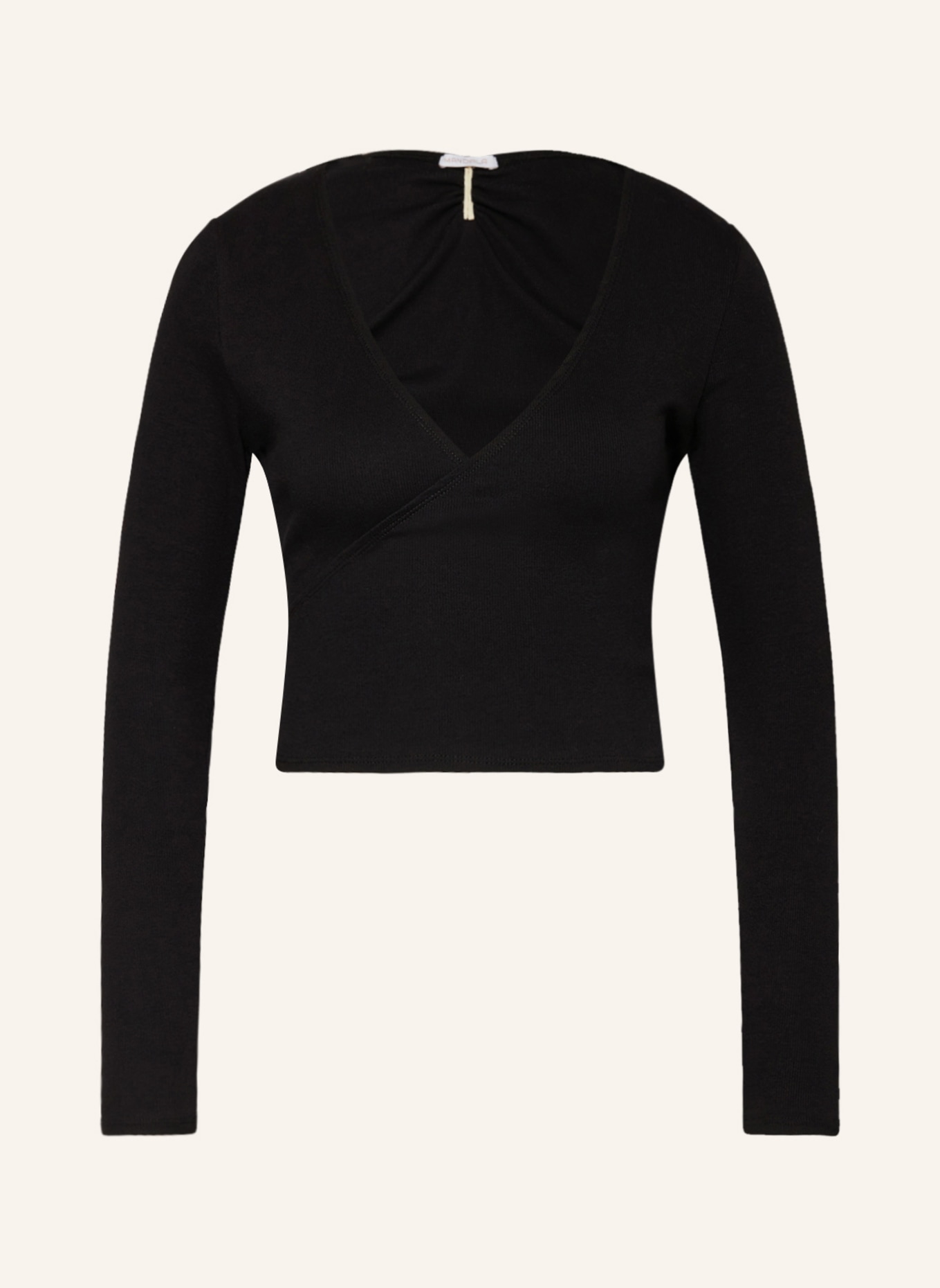 MANDALA Yoga jacket CLAIRE, Color: BLACK (Image 1)