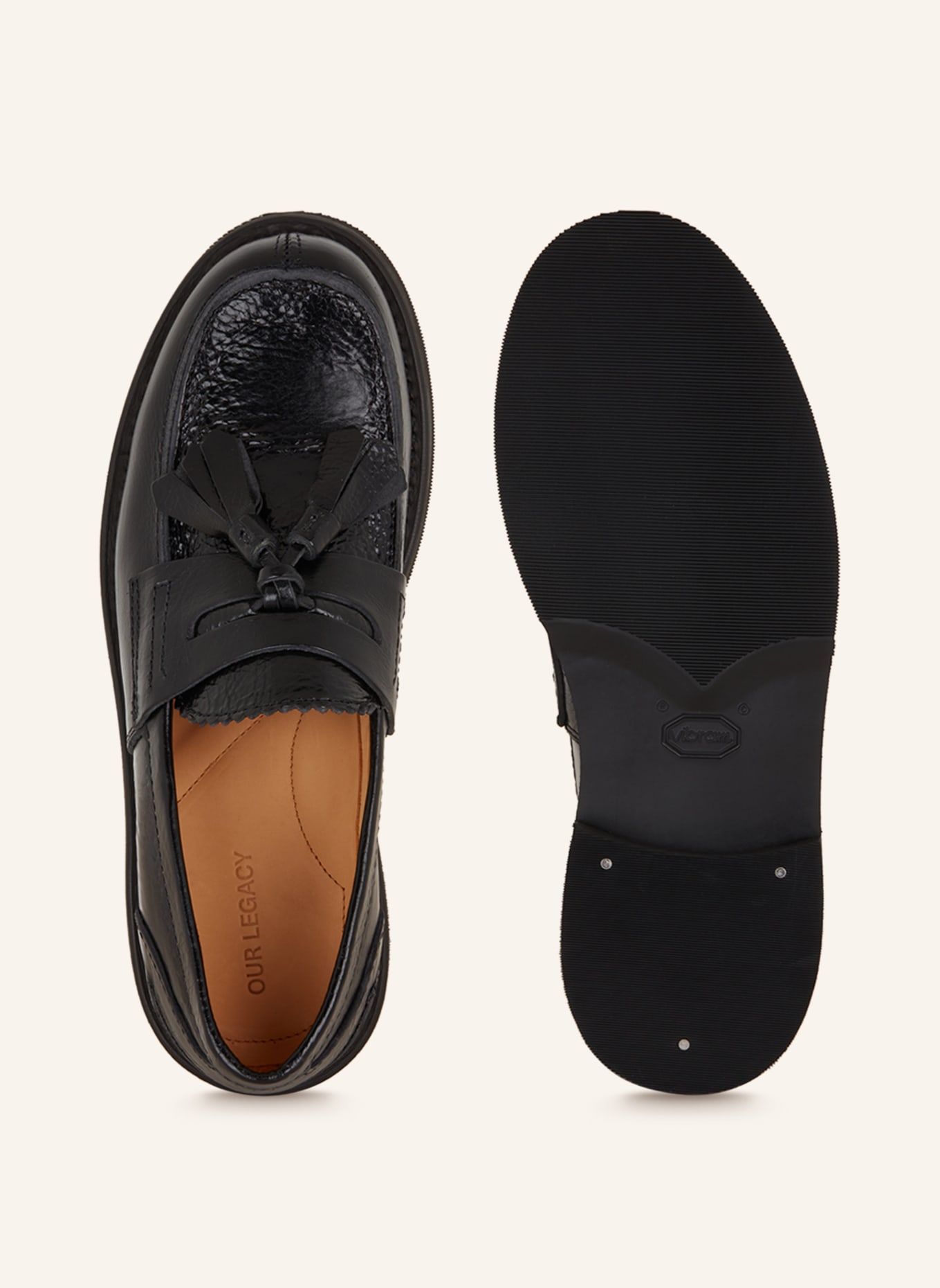 OUR LEGACY Loafers, Color: BLACK (Image 5)