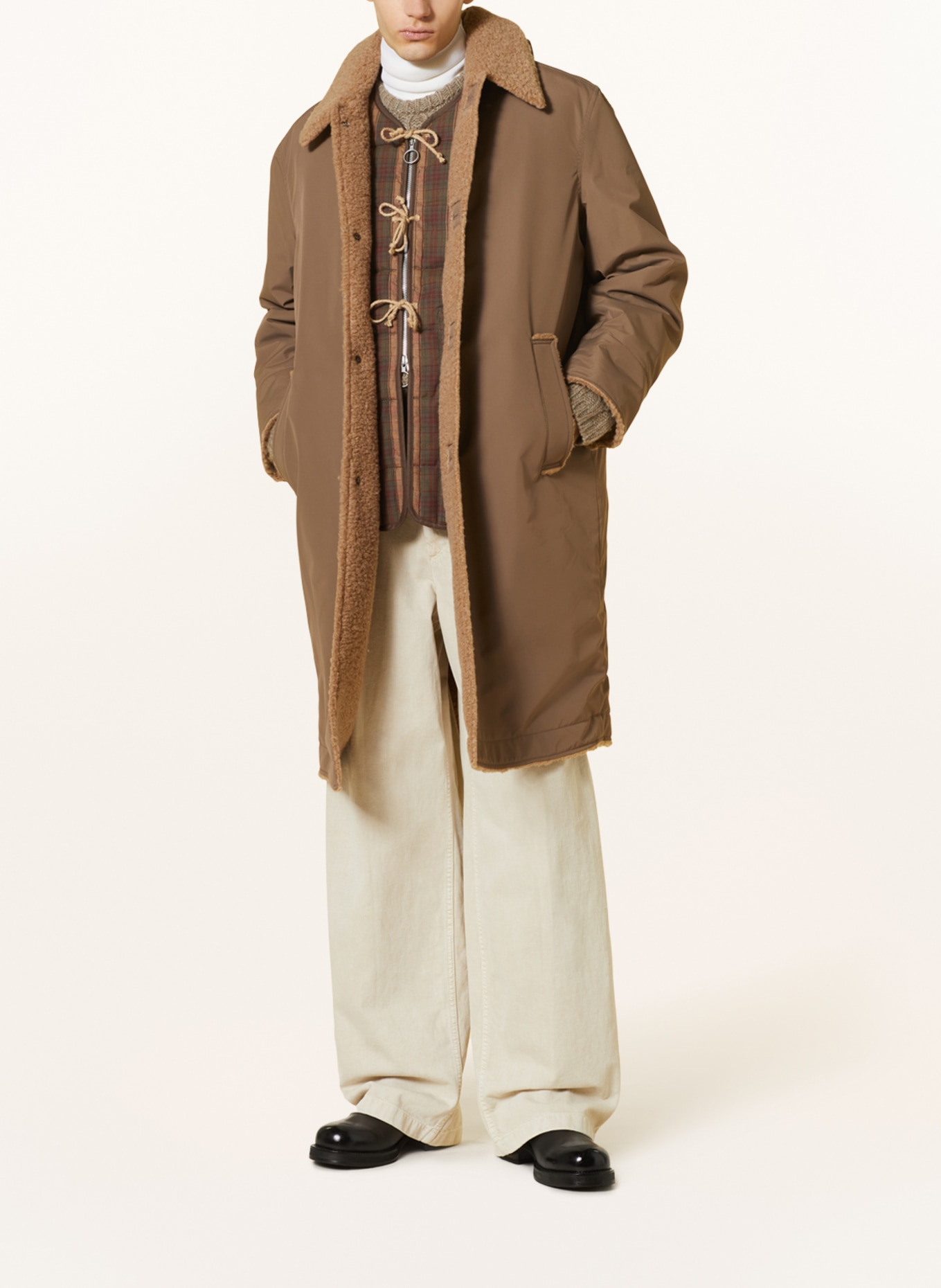 OUR LEGACY Coat, Color: LIGHT BROWN (Image 2)