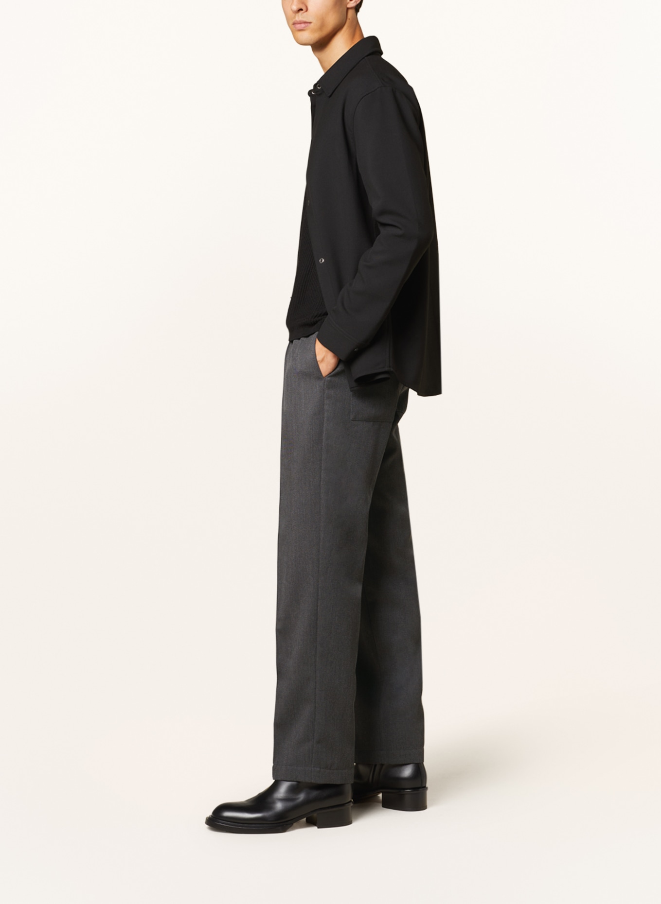 RÓHE Pants in jogger style, Color: GRAY (Image 4)