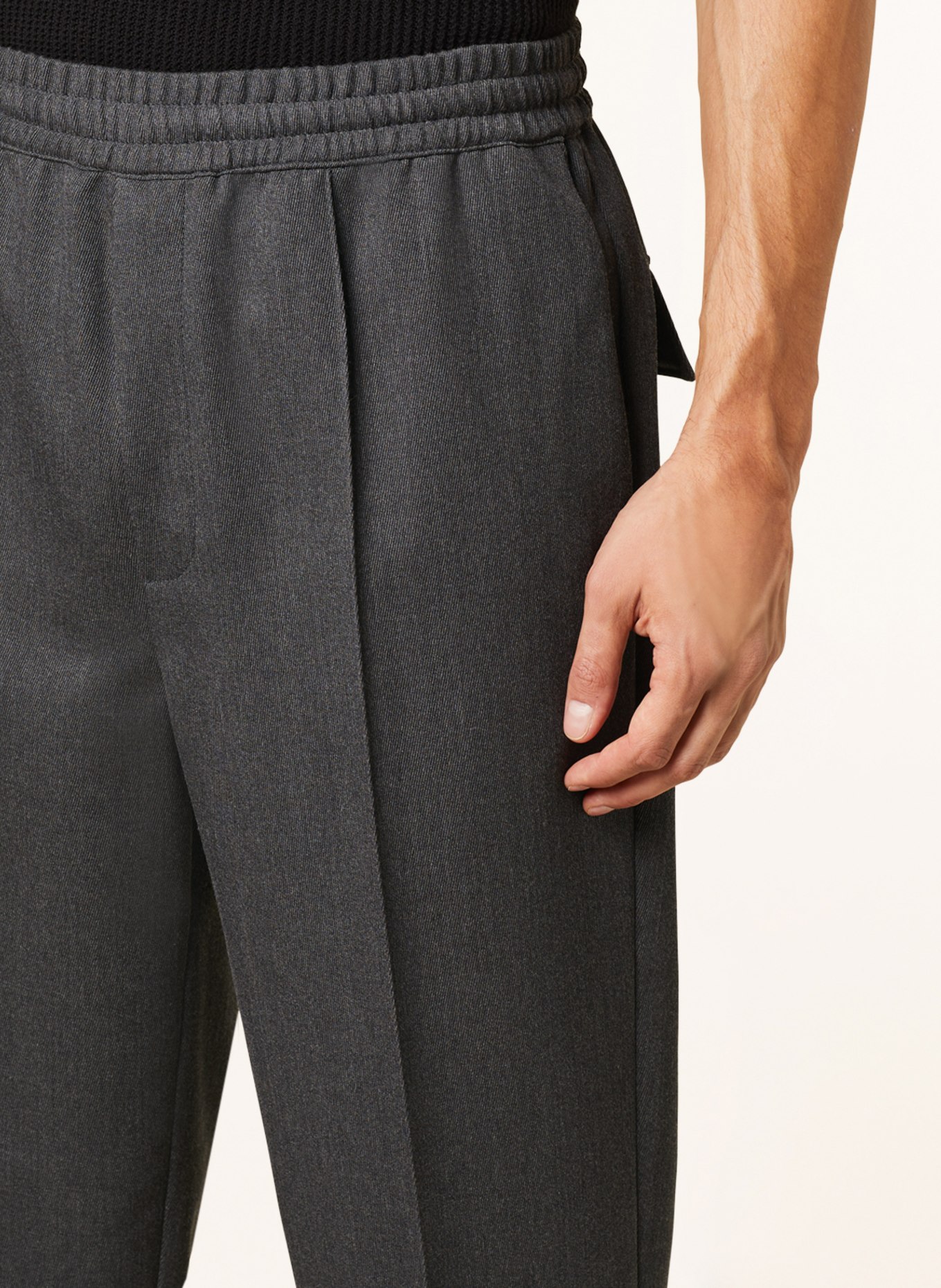 RÓHE Pants in jogger style, Color: GRAY (Image 5)