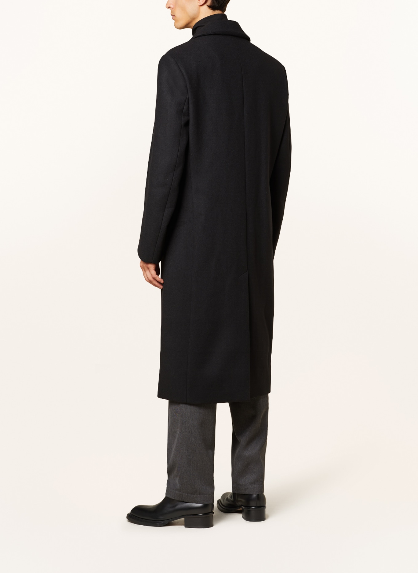 RÓHE Wool coat, Color: BLACK (Image 3)