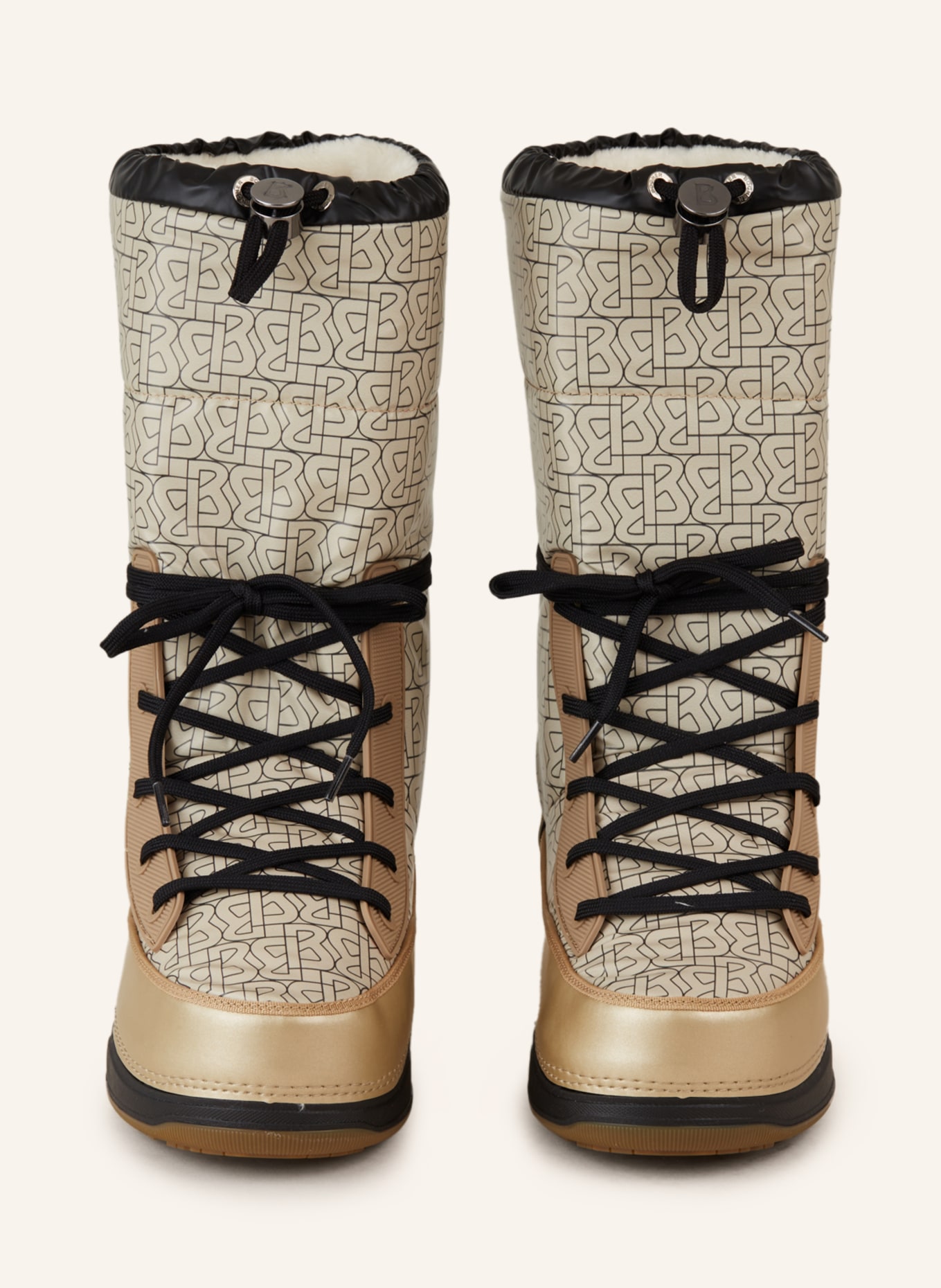 BOGNER Boots LES ARCS 5 with faux fur, Color: BEIGE/ GOLD/ BLACK (Image 3)