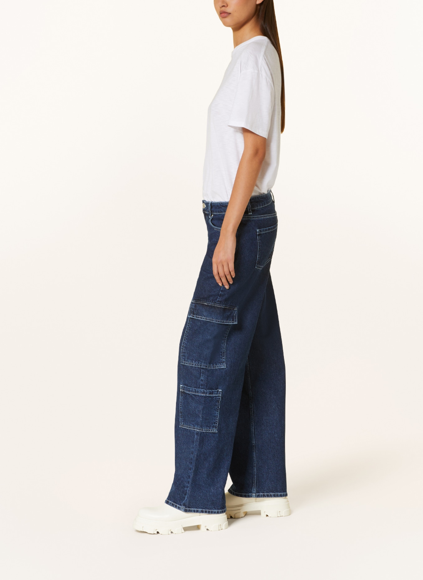 ENVII Cargo jeans ENBIKE, Color: dark blue rinse (Image 4)