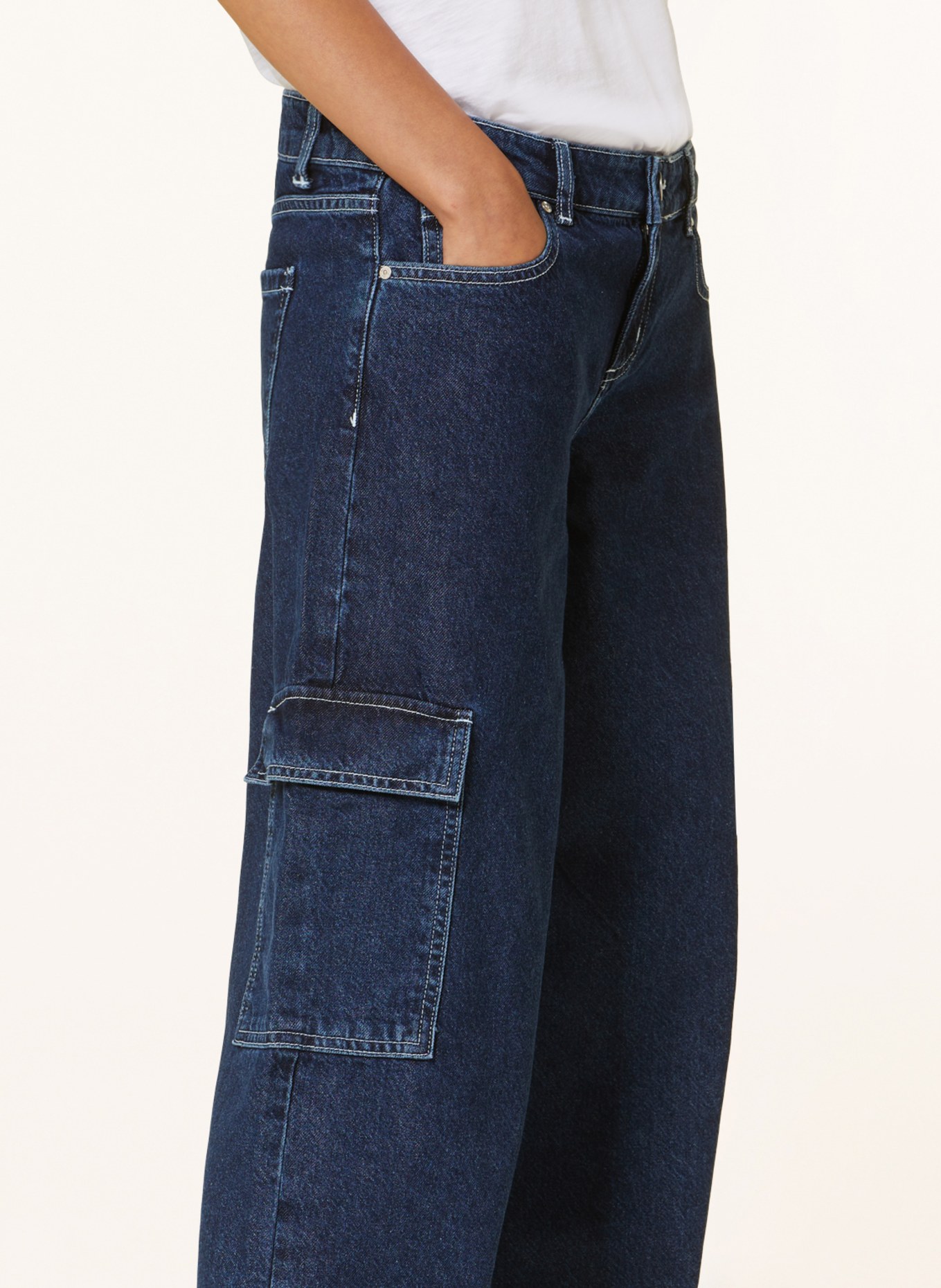ENVII Cargo jeans ENBIKE, Color: dark blue rinse (Image 5)
